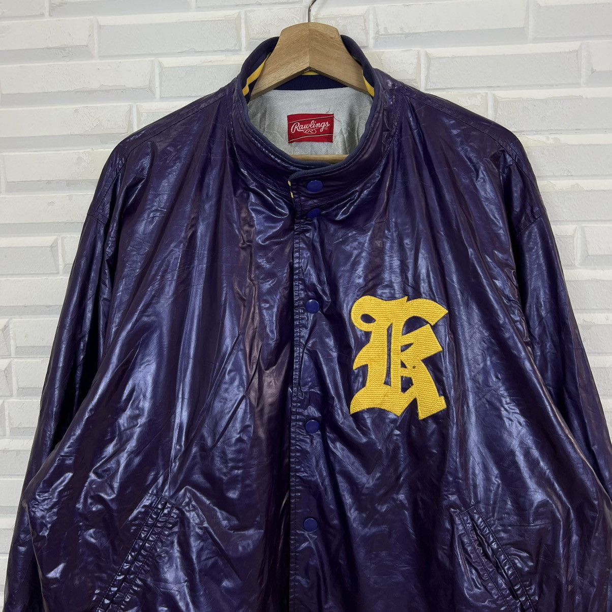 Japanese Brand VINTAGE RAWLINGS SUKAJAN STYLE ZIPPER JACKET Size US M / EU 48-50 / 2 - 3 Thumbnail