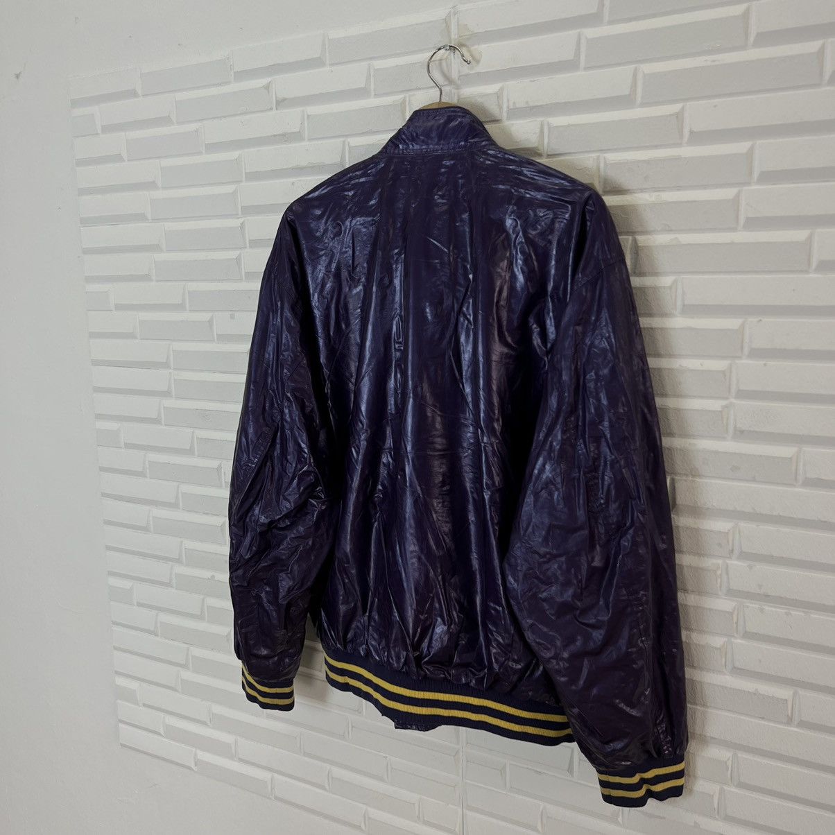 Japanese Brand VINTAGE RAWLINGS SUKAJAN STYLE ZIPPER JACKET Size US M / EU 48-50 / 2 - 9 Thumbnail