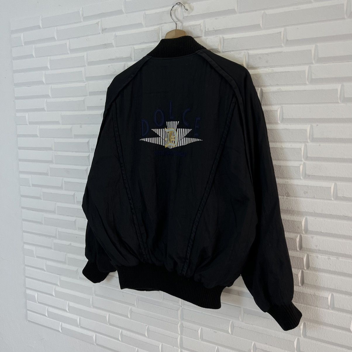 Japanese Brand VINTAGE DOLCE WITH MUCH INTEREST BIG LOGO BOMBER JACKET Size US L / EU 52-54 / 3 - 10 Thumbnail