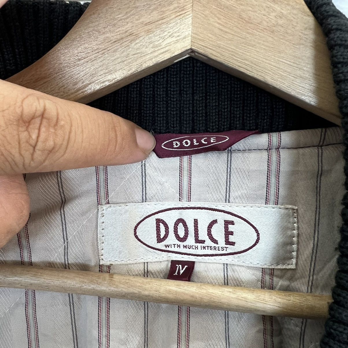 Japanese Brand VINTAGE DOLCE WITH MUCH INTEREST BIG LOGO BOMBER JACKET Size US L / EU 52-54 / 3 - 15 Thumbnail