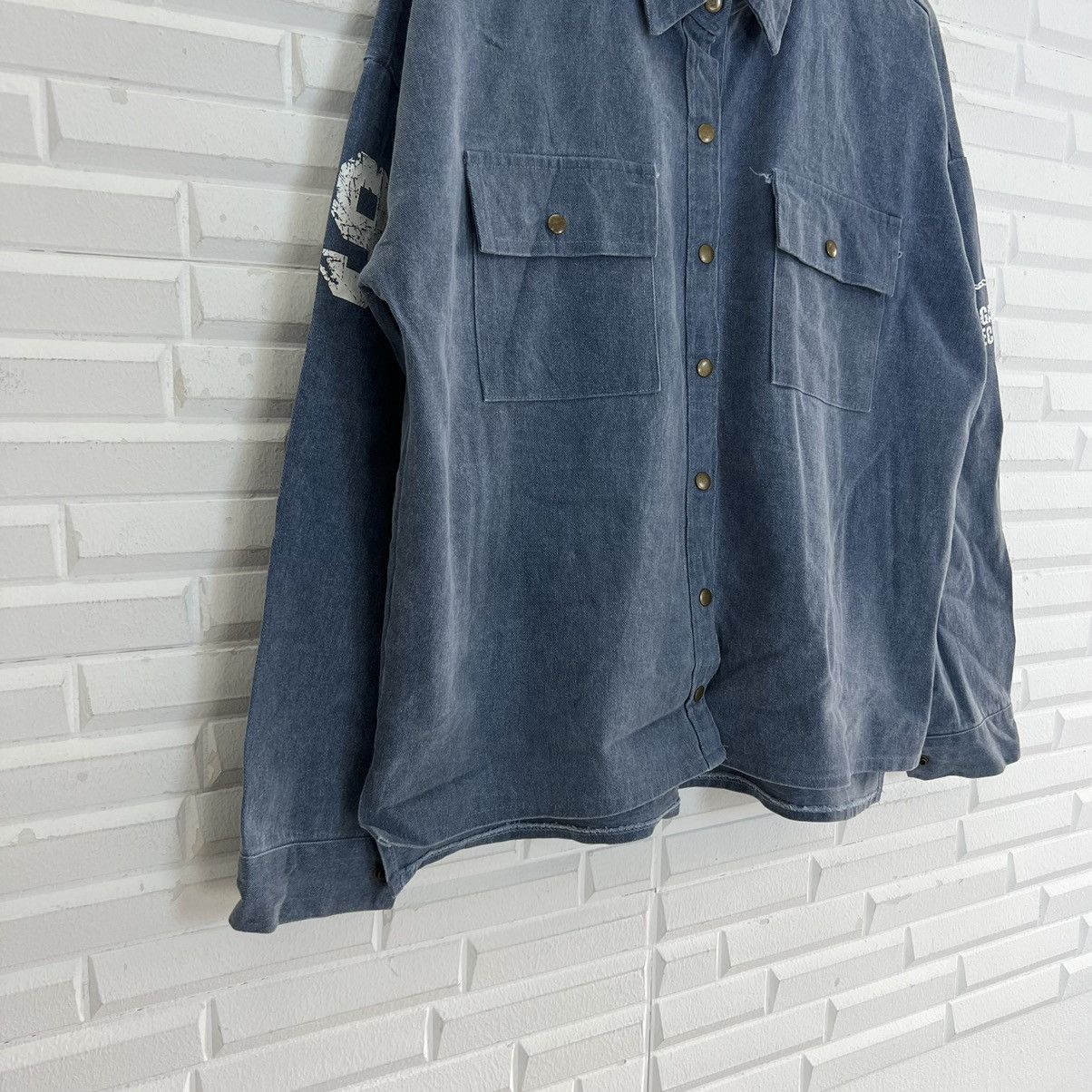 Japanese Brand VINTAGE CHAMBRAY PAUL BIG LOGO STREETWEAR STYLE Size US M / EU 48-50 / 2 - 5 Thumbnail