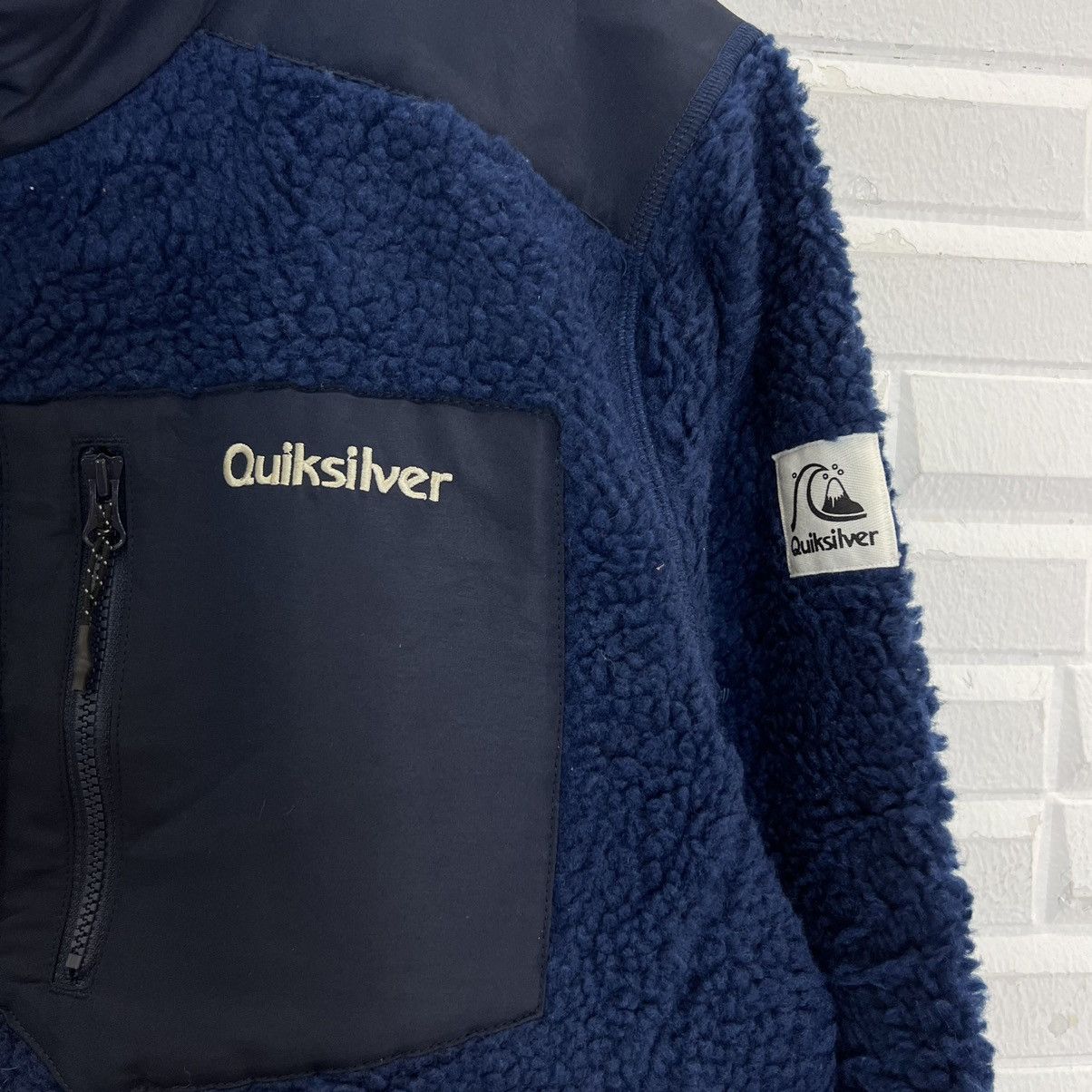 Japanese Brand RARE COLOUR QUICKSILVER FLEECE JACKET Size US M / EU 48-50 / 2 - 5 Thumbnail