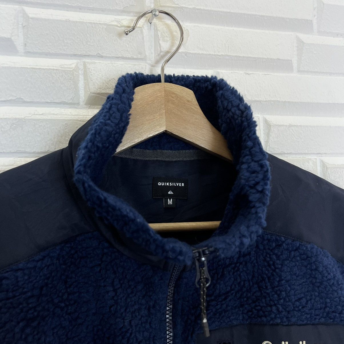Japanese Brand RARE COLOUR QUICKSILVER FLEECE JACKET Size US M / EU 48-50 / 2 - 6 Thumbnail