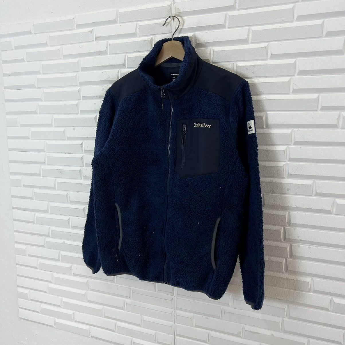 Japanese Brand RARE COLOUR QUICKSILVER FLEECE JACKET Size US M / EU 48-50 / 2 - 2 Thumbnail