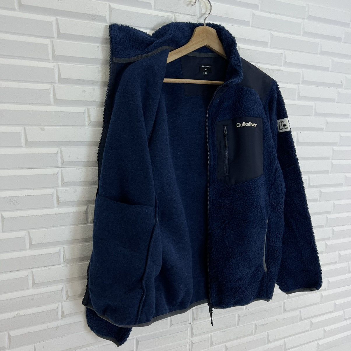 Japanese Brand RARE COLOUR QUICKSILVER FLEECE JACKET Size US M / EU 48-50 / 2 - 11 Thumbnail