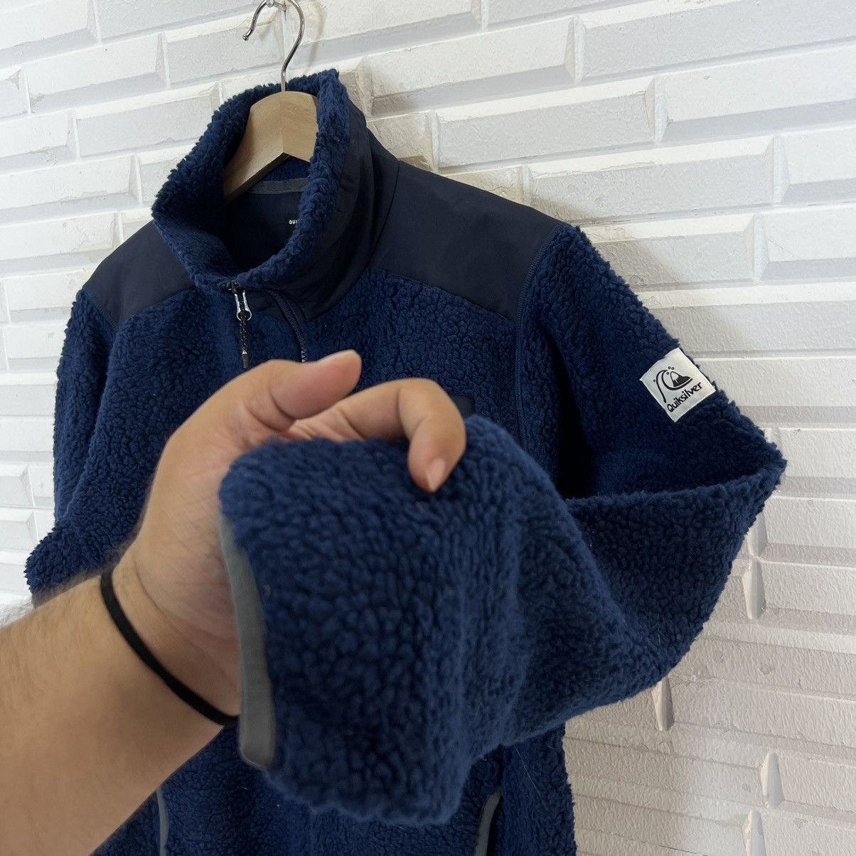 Japanese Brand RARE COLOUR QUICKSILVER FLEECE JACKET Size US M / EU 48-50 / 2 - 7 Thumbnail