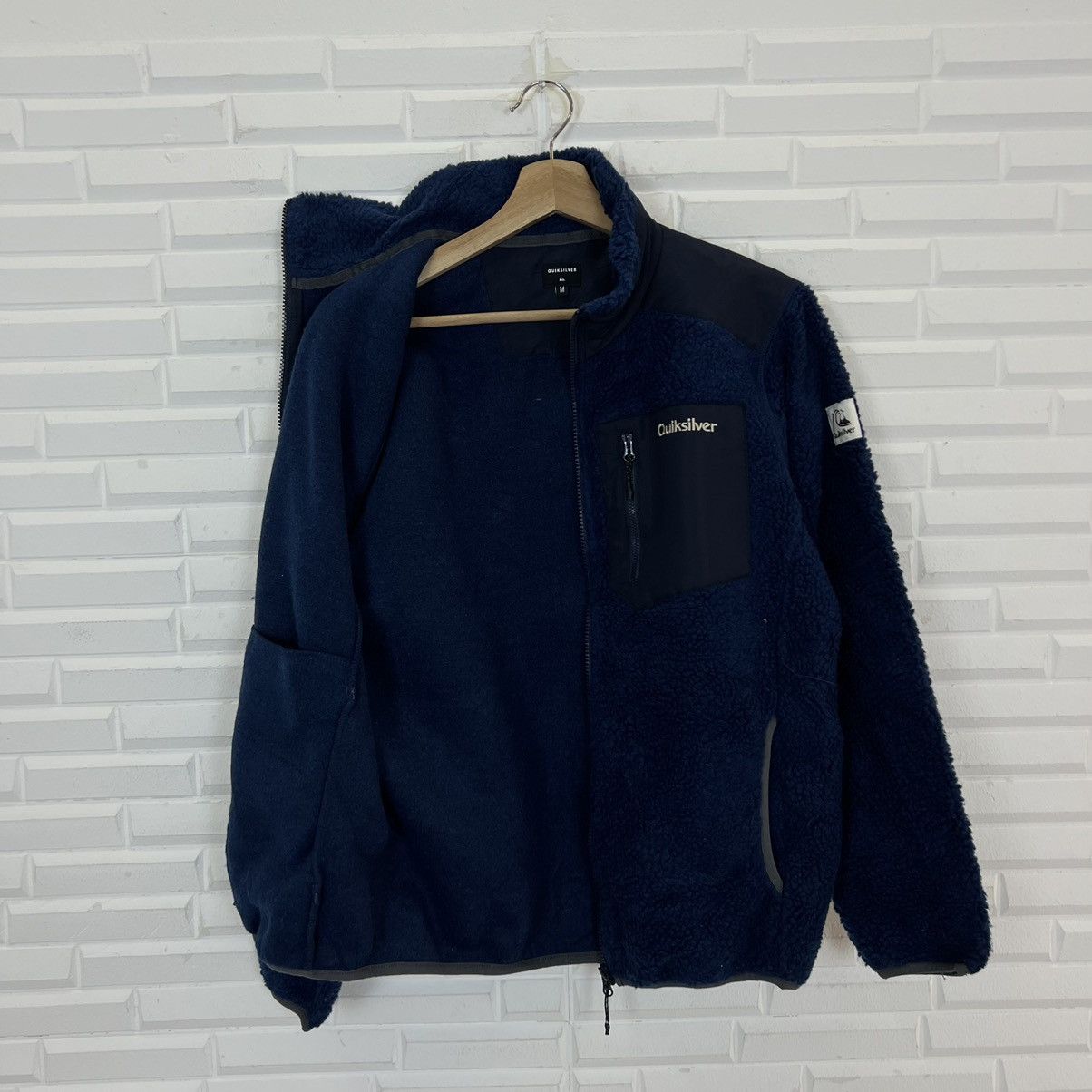 Japanese Brand RARE COLOUR QUICKSILVER FLEECE JACKET Size US M / EU 48-50 / 2 - 10 Thumbnail