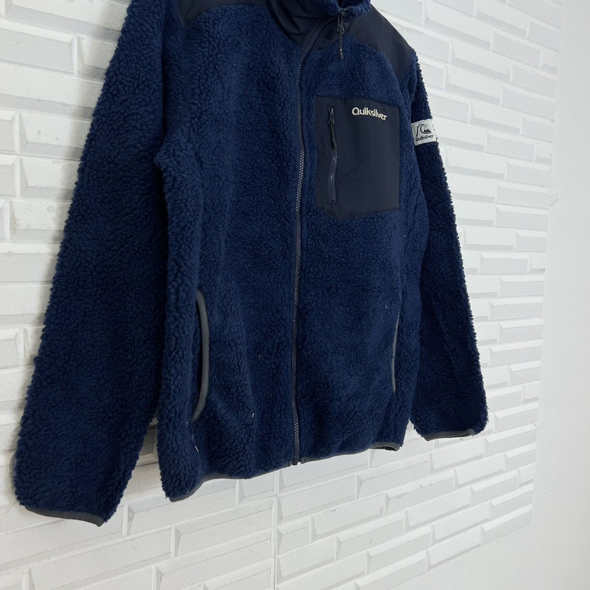 Japanese Brand RARE COLOUR QUICKSILVER FLEECE JACKET Size US M / EU 48-50 / 2 - 4 Thumbnail