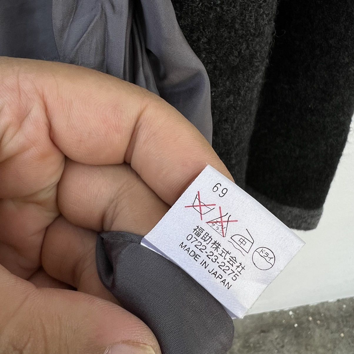 Japanese Brand LONG JACKET WOOL LANCEL PARIS MADE IN JAPAN Size US M / EU 48-50 / 2 - 14 Thumbnail