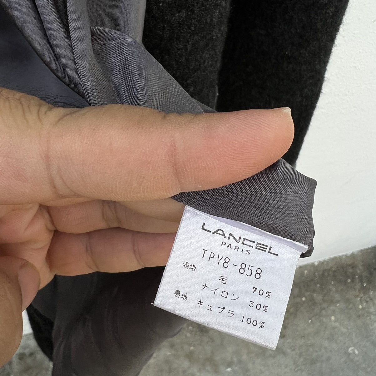 Japanese Brand LONG JACKET WOOL LANCEL PARIS MADE IN JAPAN Size US M / EU 48-50 / 2 - 13 Thumbnail