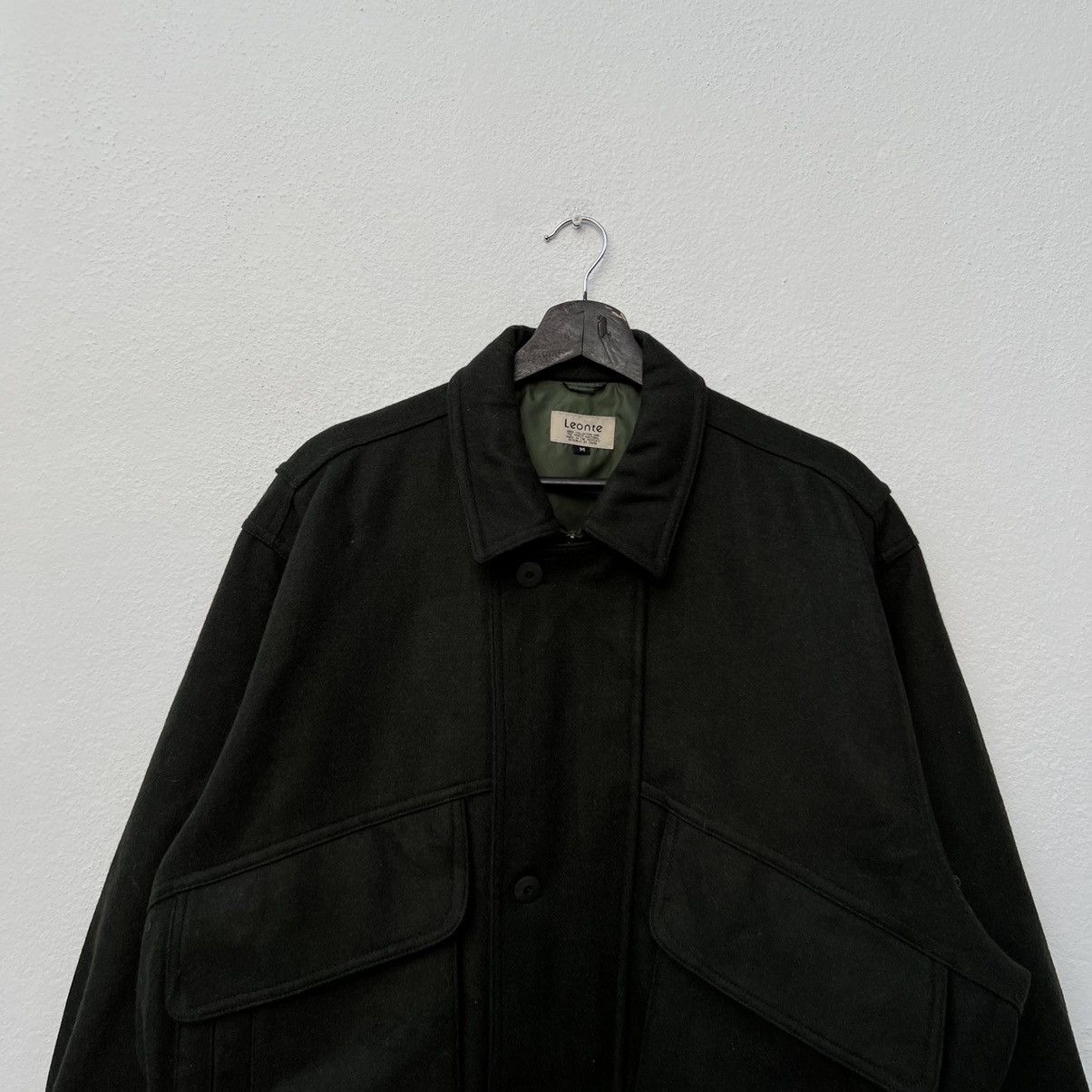 Japanese Brand VINTAGE LEONTE WOOL JACKET INSPIRED BY MA 1 ISSEY MIYAKE Size US M / EU 48-50 / 2 - 3 Thumbnail