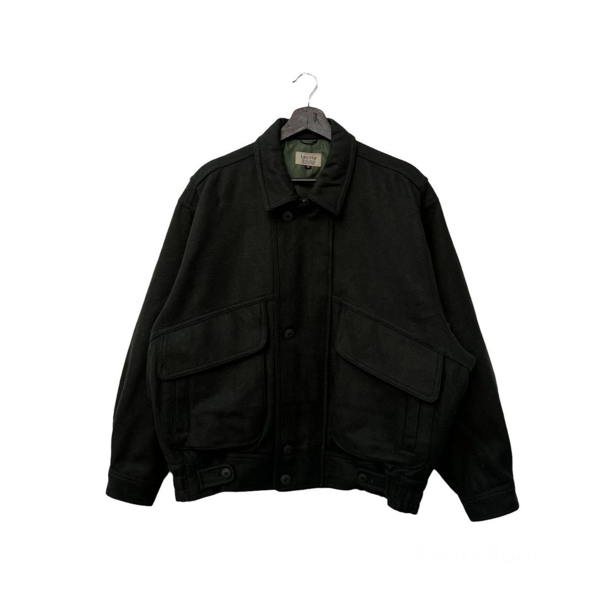 Japanese Brand VINTAGE LEONTE WOOL JACKET INSPIRED BY MA 1 ISSEY MIYAKE Size US M / EU 48-50 / 2 - 1 Thumbnail