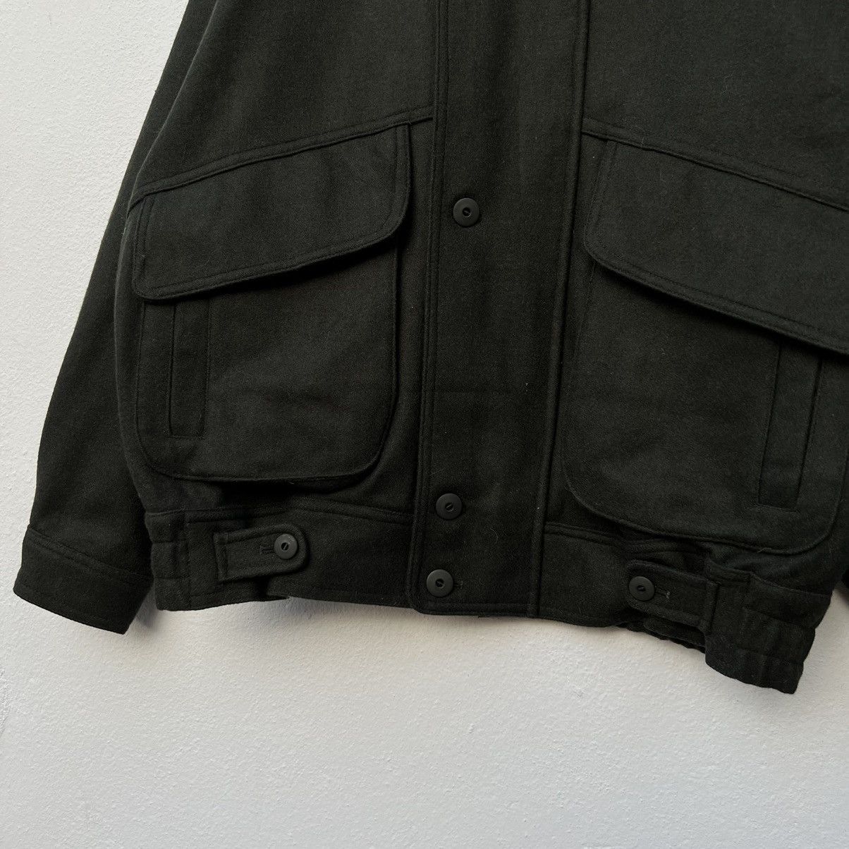 Japanese Brand VINTAGE LEONTE WOOL JACKET INSPIRED BY MA 1 ISSEY MIYAKE Size US M / EU 48-50 / 2 - 7 Thumbnail