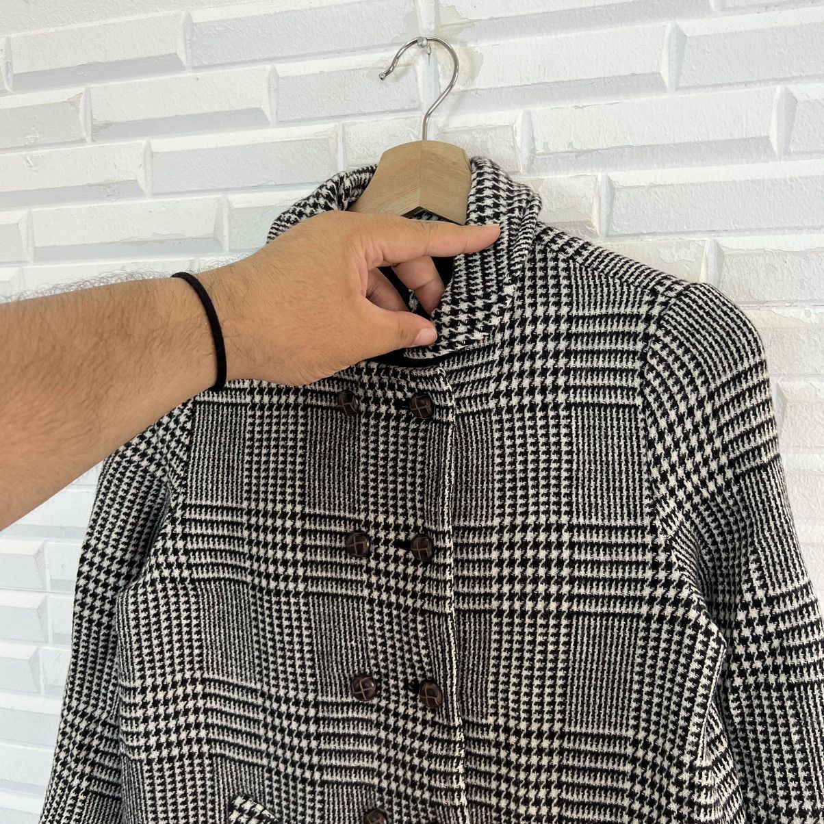 Fred Perry VINTAGE WOOL LONG JACKET TARTAN DESIGN FRED PERRY Size US S / EU 44-46 / 1 - 6 Thumbnail