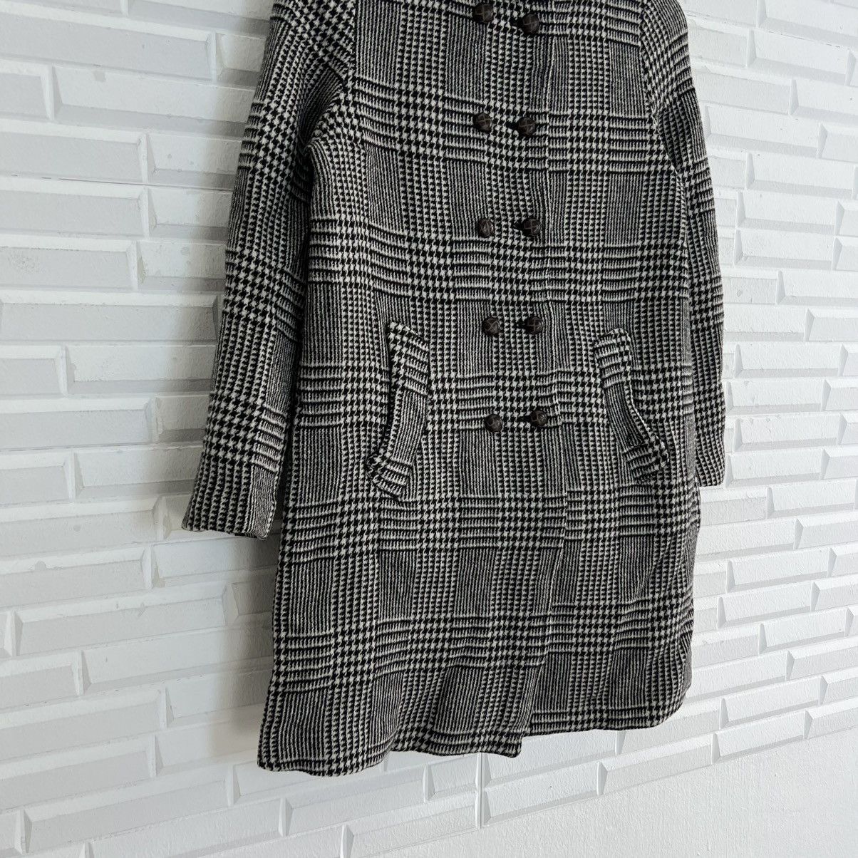 Fred Perry VINTAGE WOOL LONG JACKET TARTAN DESIGN FRED PERRY Size US S / EU 44-46 / 1 - 4 Thumbnail