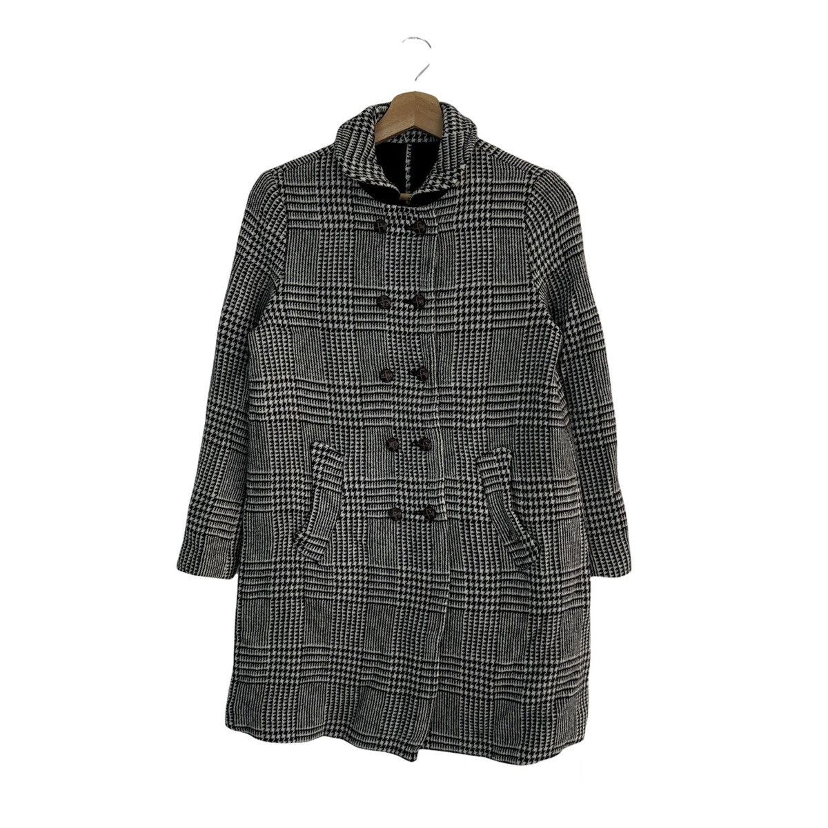 Fred Perry VINTAGE WOOL LONG JACKET TARTAN DESIGN FRED PERRY Size US S / EU 44-46 / 1 - 1 Thumbnail