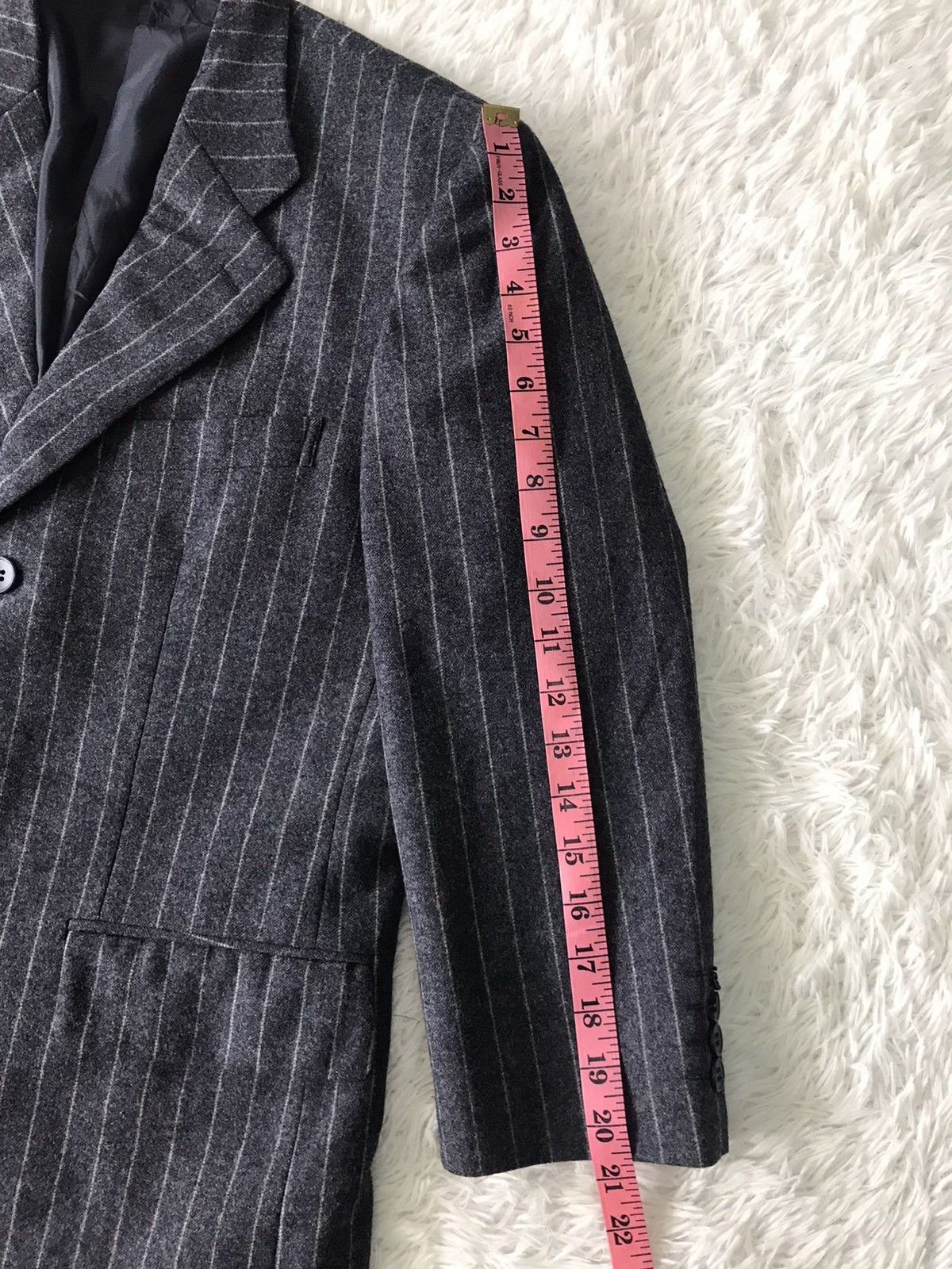 Vintage 💥Vtg Nice YSL Yves Saint Laurent Stripes Coat Jacket Size US S / EU 44-46 / 1 - 19 Thumbnail