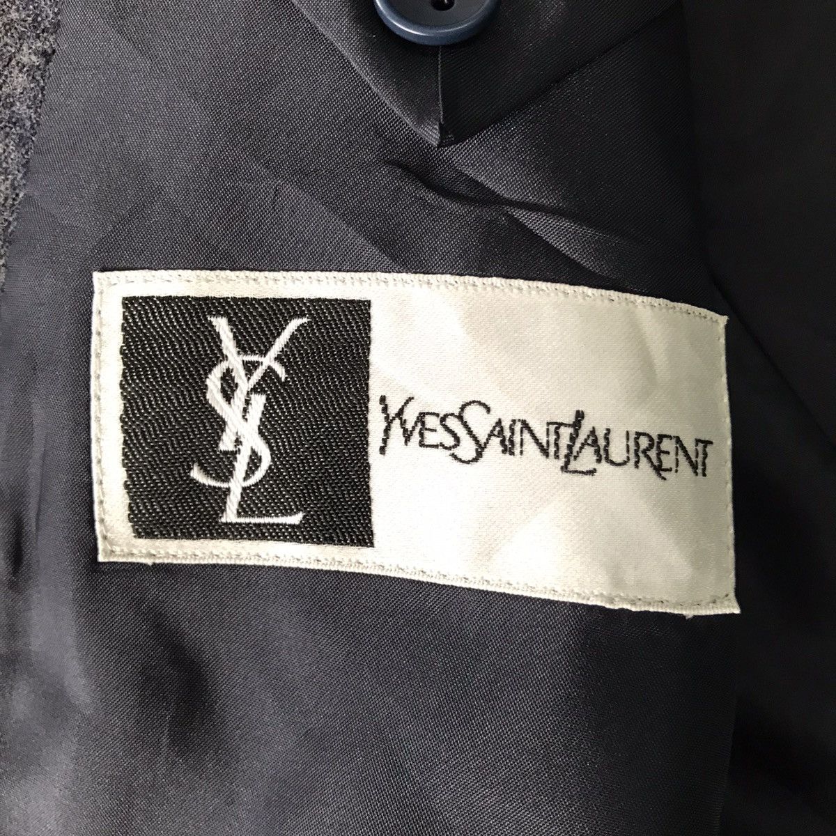 Vintage 💥Vtg Nice YSL Yves Saint Laurent Stripes Coat Jacket Size US S / EU 44-46 / 1 - 20 Thumbnail