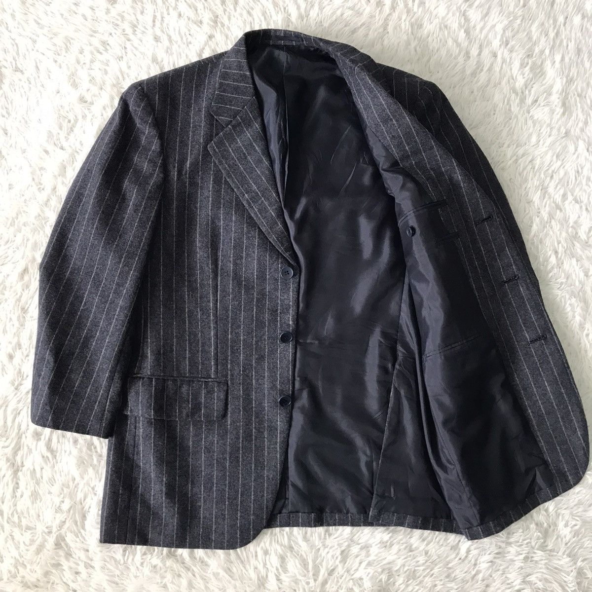 Vintage 💥Vtg Nice YSL Yves Saint Laurent Stripes Coat Jacket Size US S / EU 44-46 / 1 - 15 Thumbnail