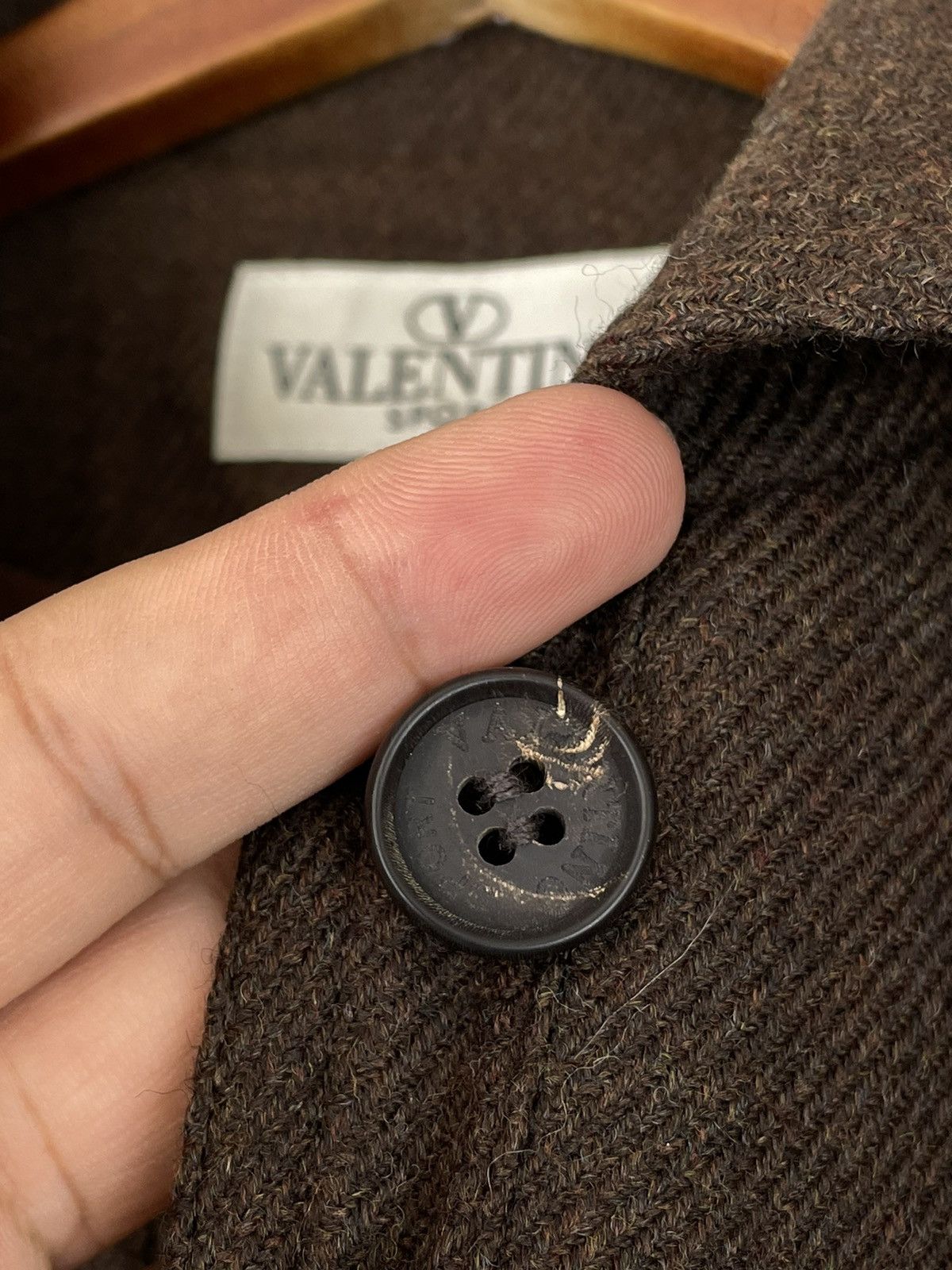 Valentino VINTAGE VALENTINO WOOL JACKET Size XS / US 0-2 / IT 36-38 - 5 Thumbnail