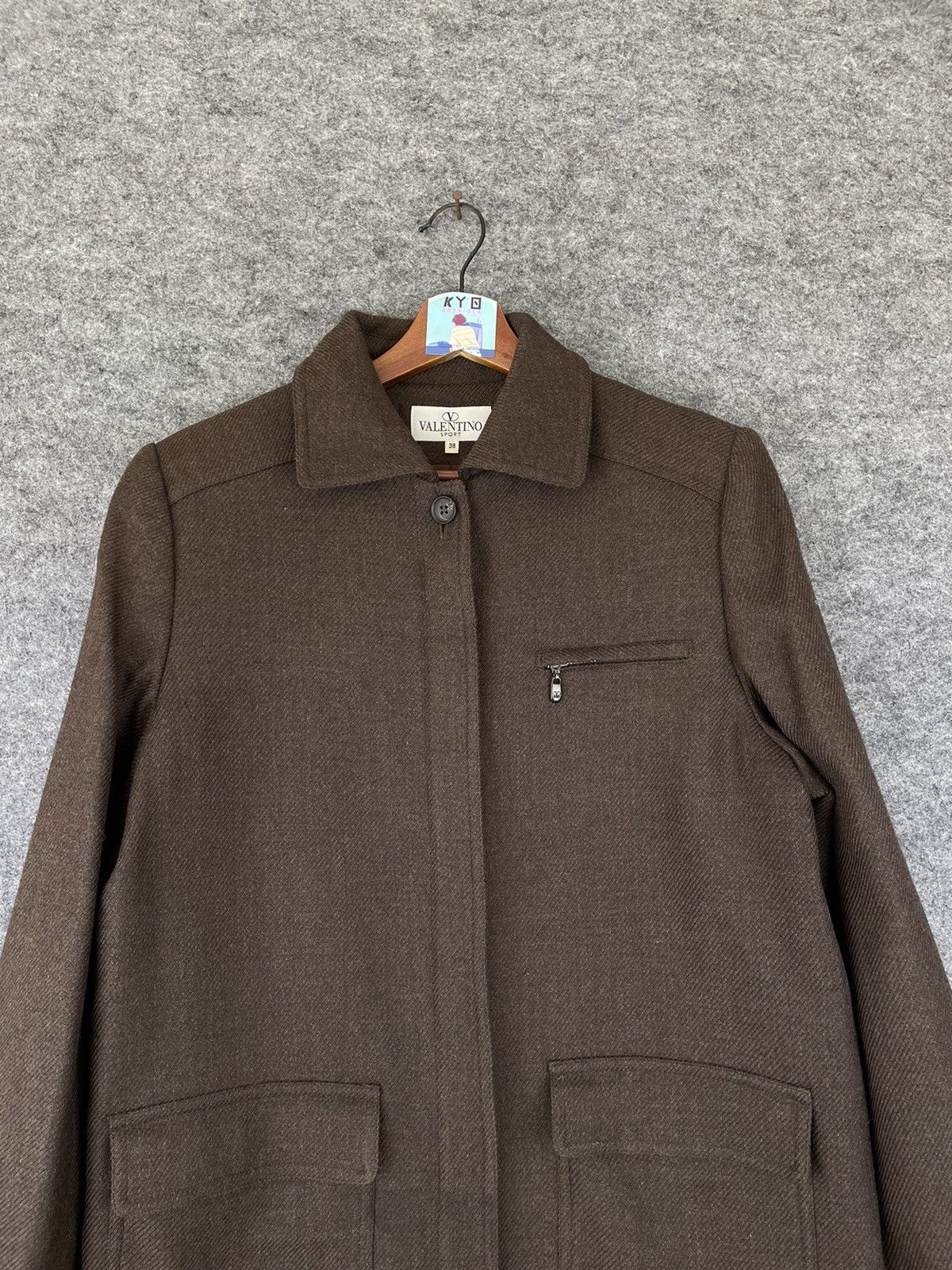 Valentino VINTAGE VALENTINO WOOL JACKET Size XS / US 0-2 / IT 36-38 - 2 Thumbnail