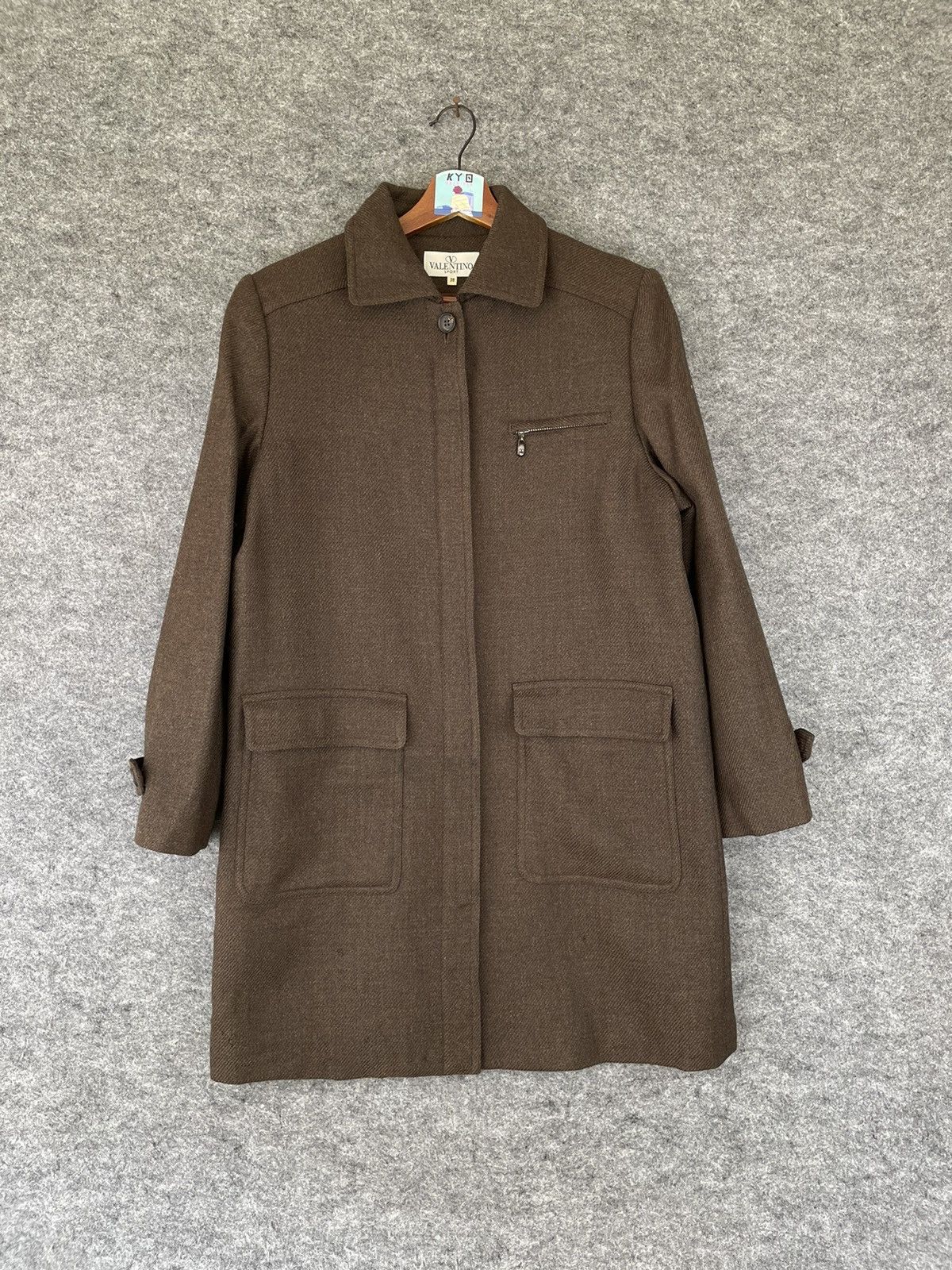 Valentino VINTAGE VALENTINO WOOL JACKET Size XS / US 0-2 / IT 36-38 - 1 Thumbnail