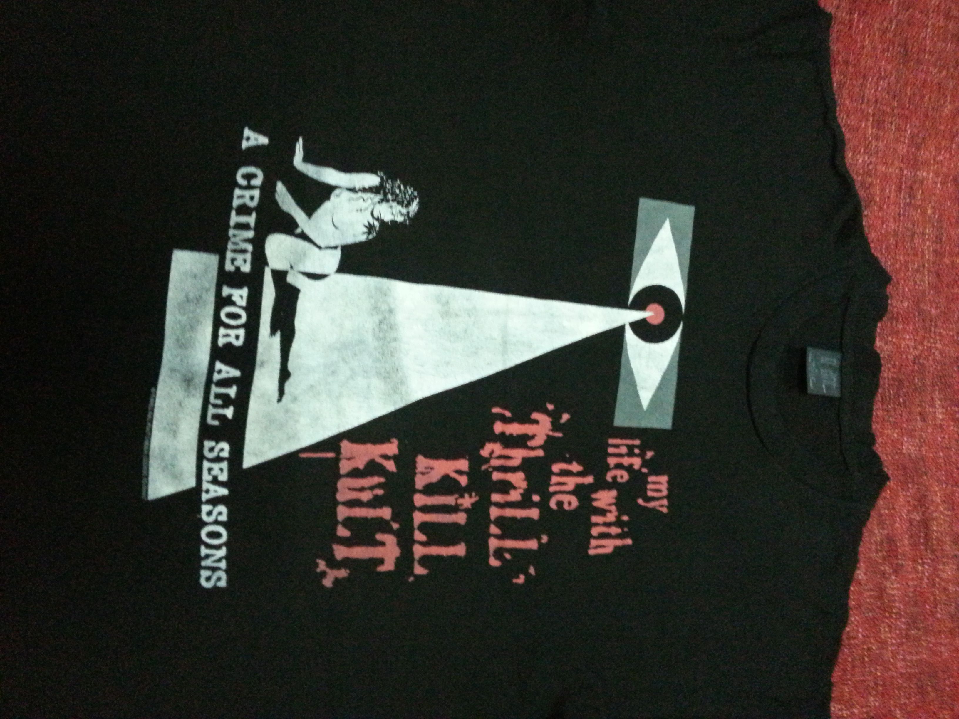 image of Band Tees x Giant Vintage 90's Thrill Kill Kult Tee Kmfdm Rammstein Prodigy in Black, Men's (Size X
