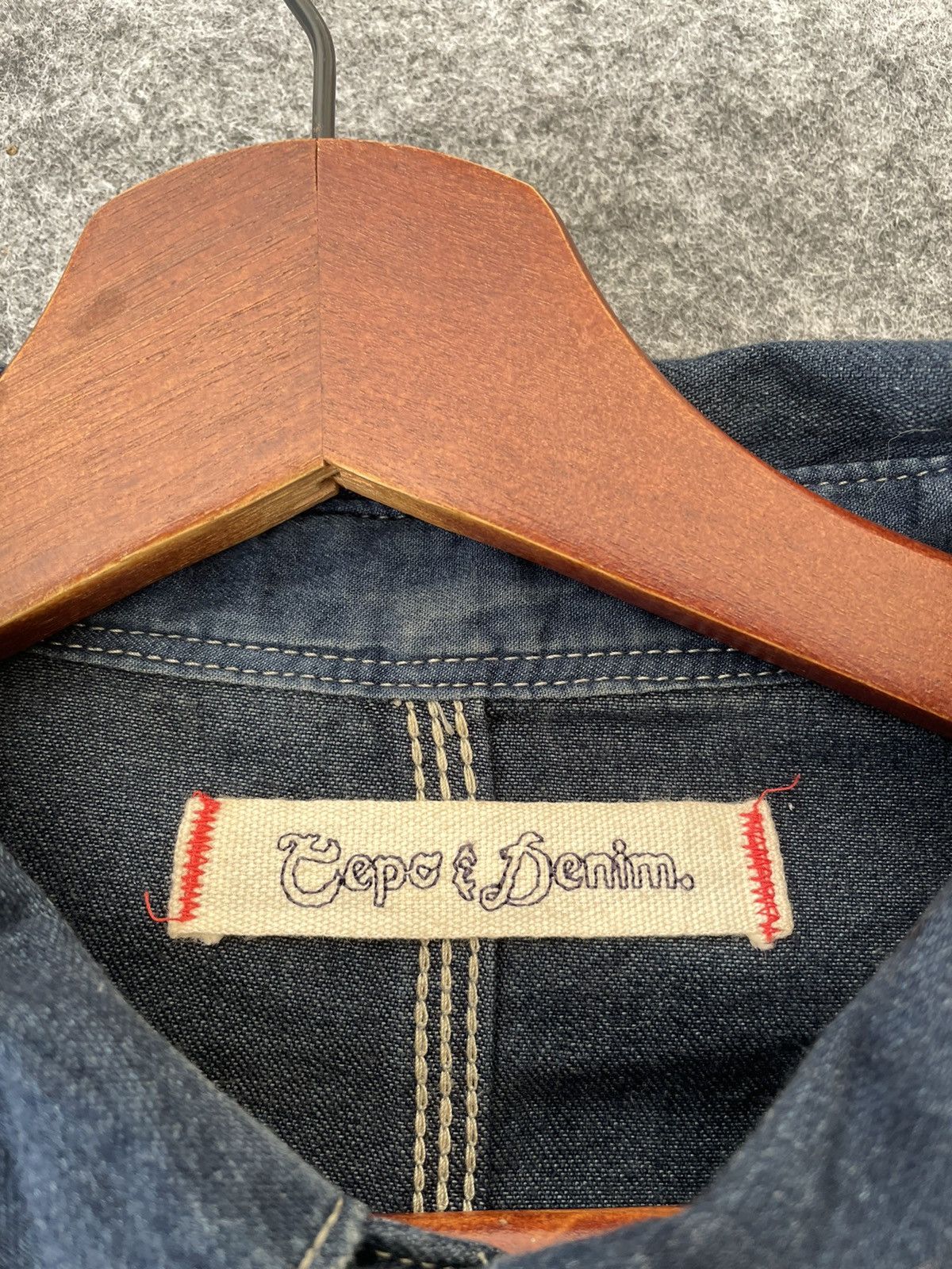 Japanese Brand UNION MADE DENIM BUTTON UP SHIRT Size US M / EU 48-50 / 2 - 5 Thumbnail