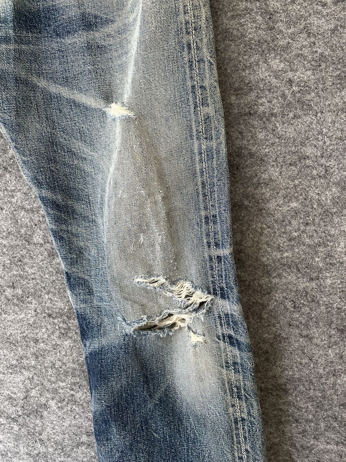 Denime VINTAGE DISSTRESSED DENIME Size US 29 - 17 Thumbnail