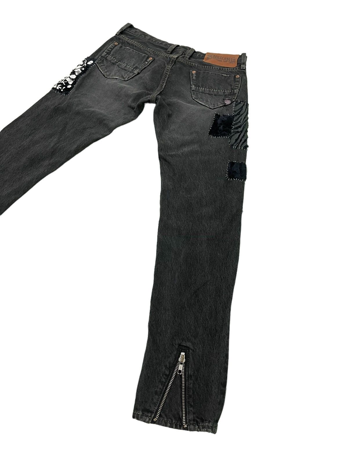 Japanese Brand Scab Style Boro Jeans RNA Japan Skinny Low Rise 2🟦5 Size US 28 / EU 44 - 14 Thumbnail
