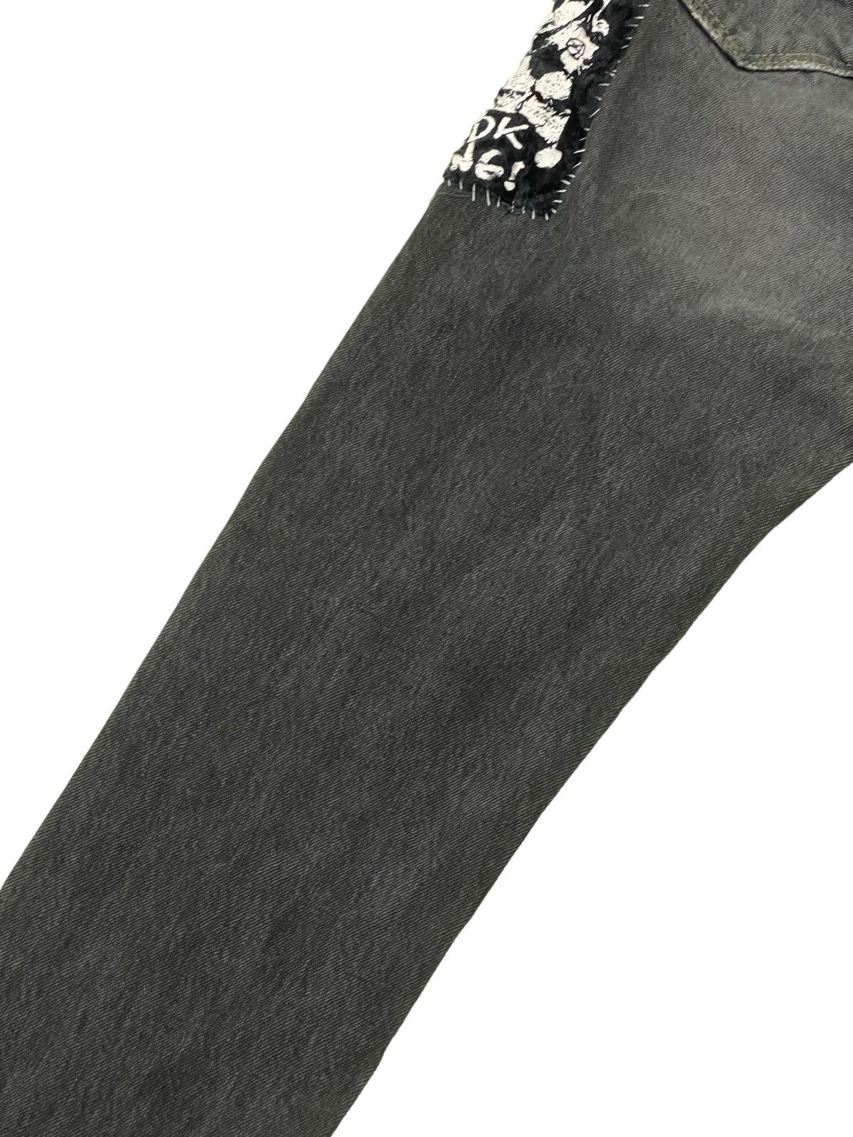 Japanese Brand Scab Style Boro Jeans RNA Japan Skinny Low Rise 2🟦5 Size US 28 / EU 44 - 17 Thumbnail