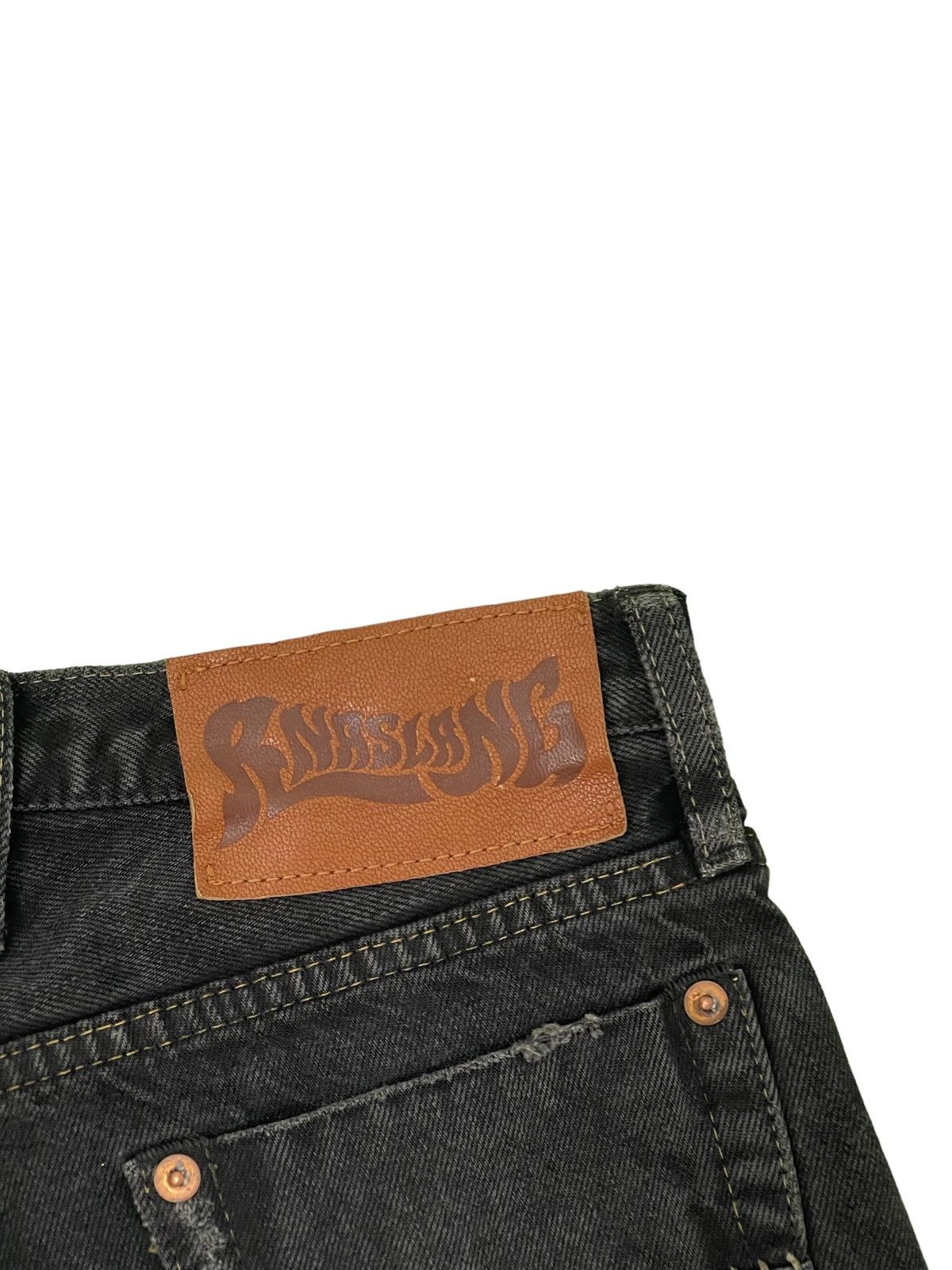 Japanese Brand Scab Style Boro Jeans RNA Japan Skinny Low Rise 2🟦5 Size US 28 / EU 44 - 21 Thumbnail