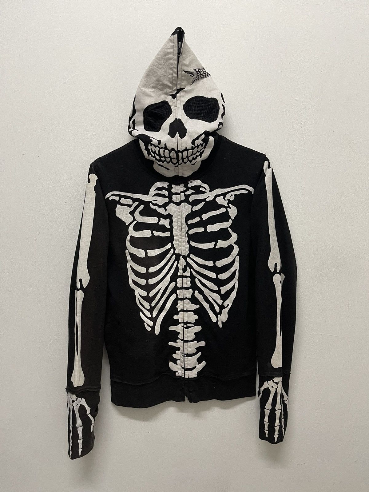 PPFM 🎃 COSTUME🎃 SKELETON HOODIES ZIPPED HEAD Size US S / EU 44-46 / 1 - 2 Thumbnail