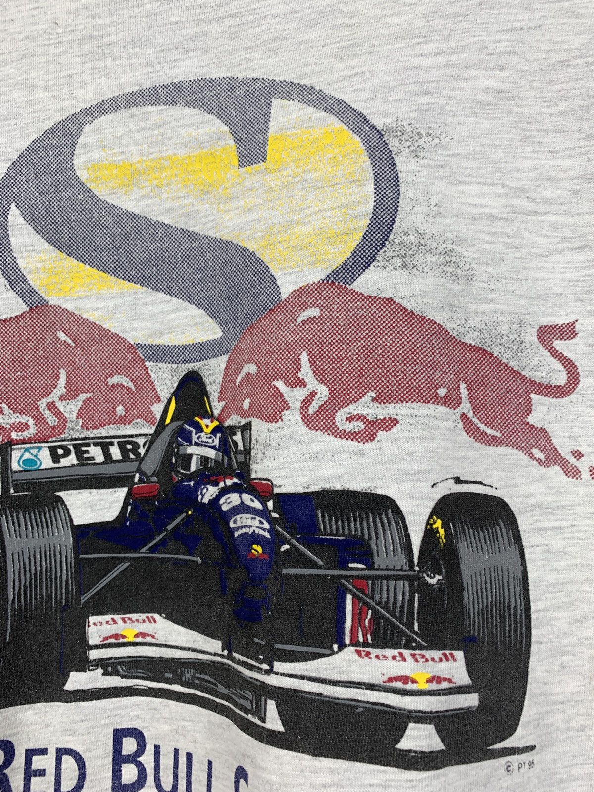 Red Bull 1995 Vintage Red Bull Sauber Formula 1 One Ford T-Shirt Size US XL / EU 56 / 4 - 12 Thumbnail