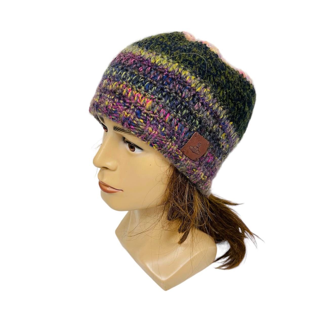 Vivienne Westwood VIVIENNE WESTWOOD KNITTED BEANIE HAT Size ONE SIZE - 1 Thumbnail
