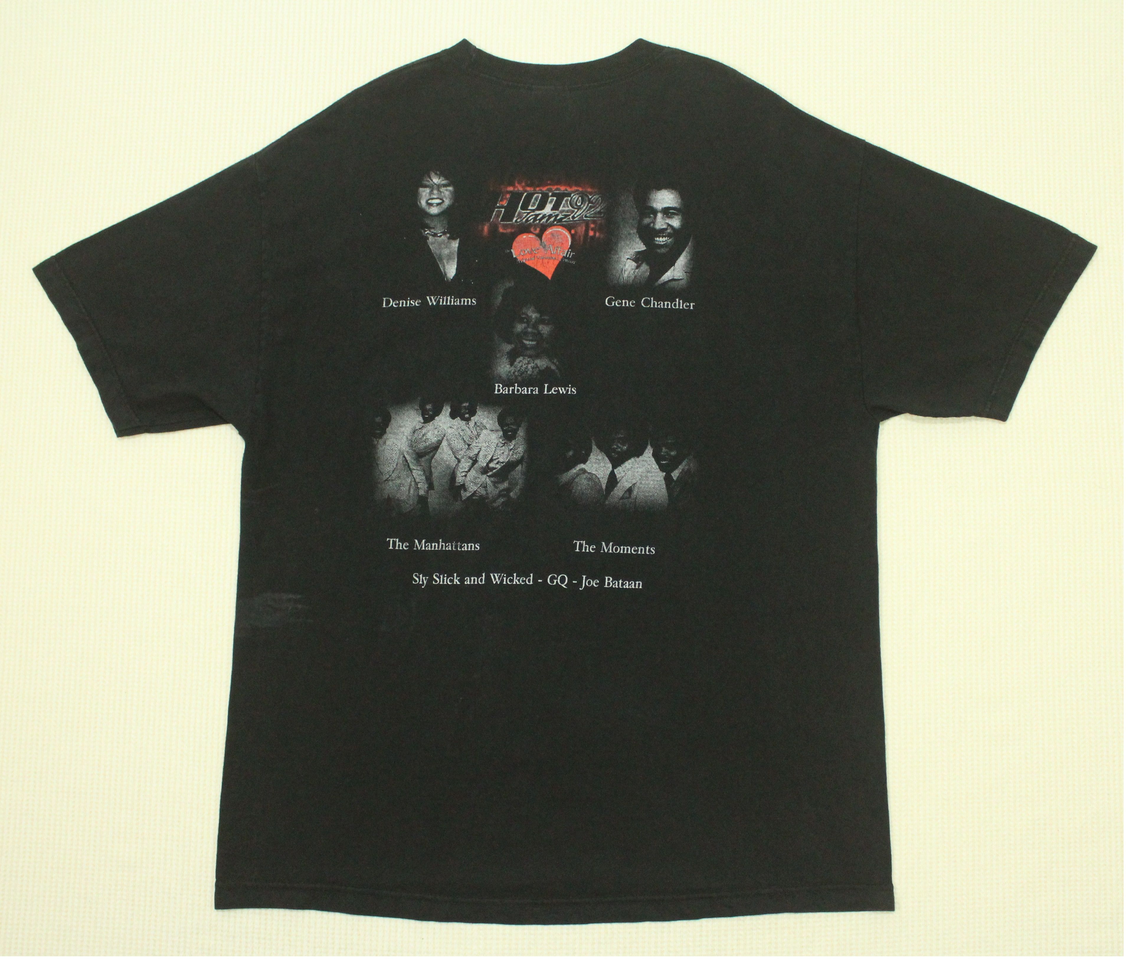 Band Tees × Rap Tees × Vintage Faded Vintage VALENTINE'S CONCERT T Shirt The Love Affair Size US XL / EU 56 / 4 - 6 Thumbnail
