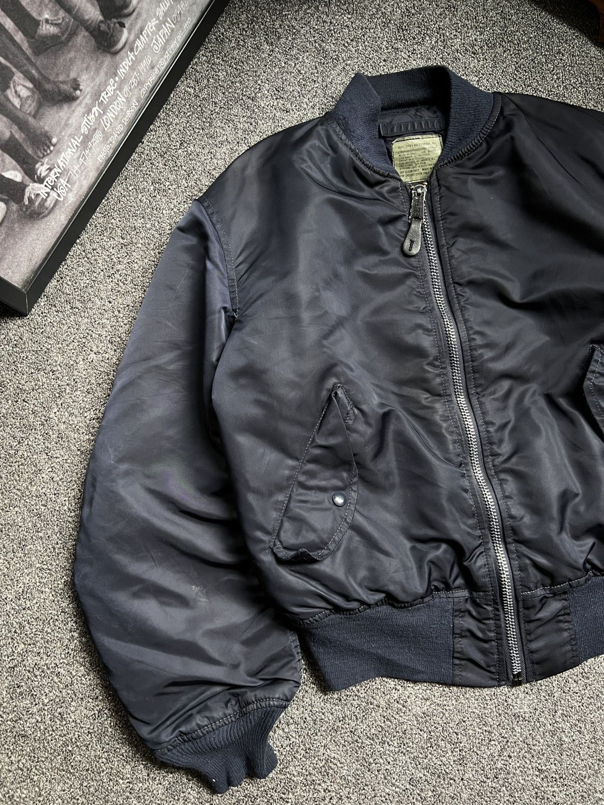 Alpha Industries Vintage Alpha Industries MA-1 Men Flight Jacket Military Size US M / EU 48-50 / 2 - 3 Thumbnail