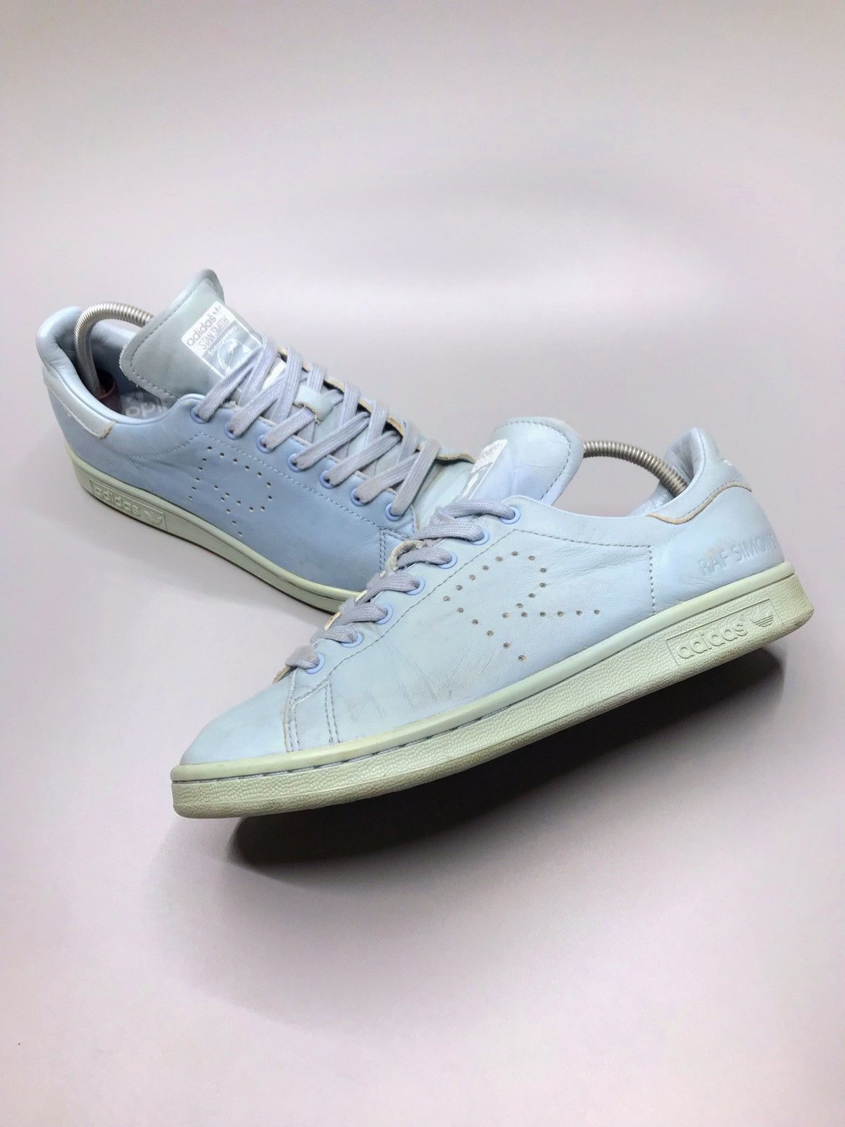 Raf Simons Raf Simons x Stan Smith Baby Blue Sneakers Grailed