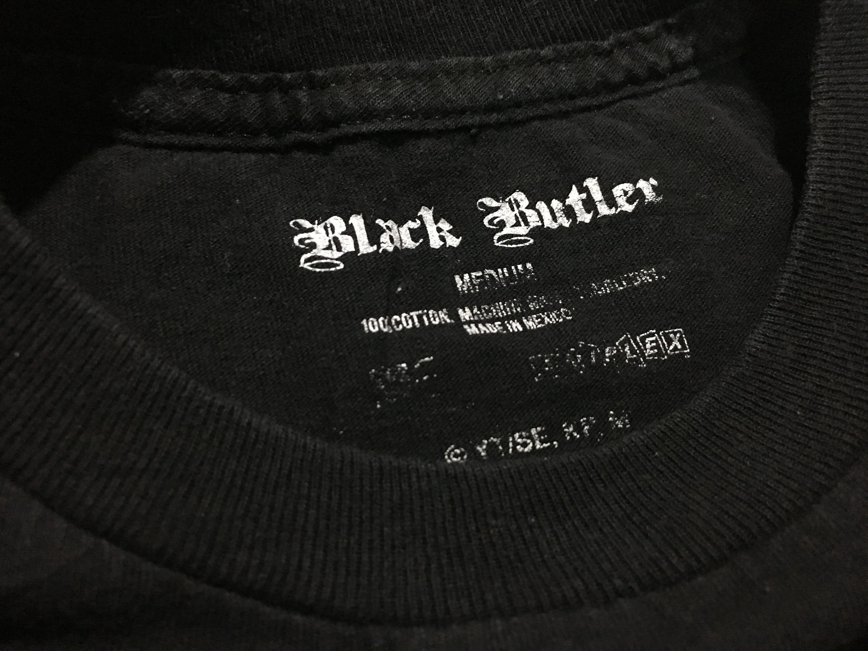Anime × Cartoon Network × Japanese Brand Black Butler Shirt 2006 Japanese Dark Fantasy Anime Size US M / EU 48-50 / 2 - 4 Thumbnail