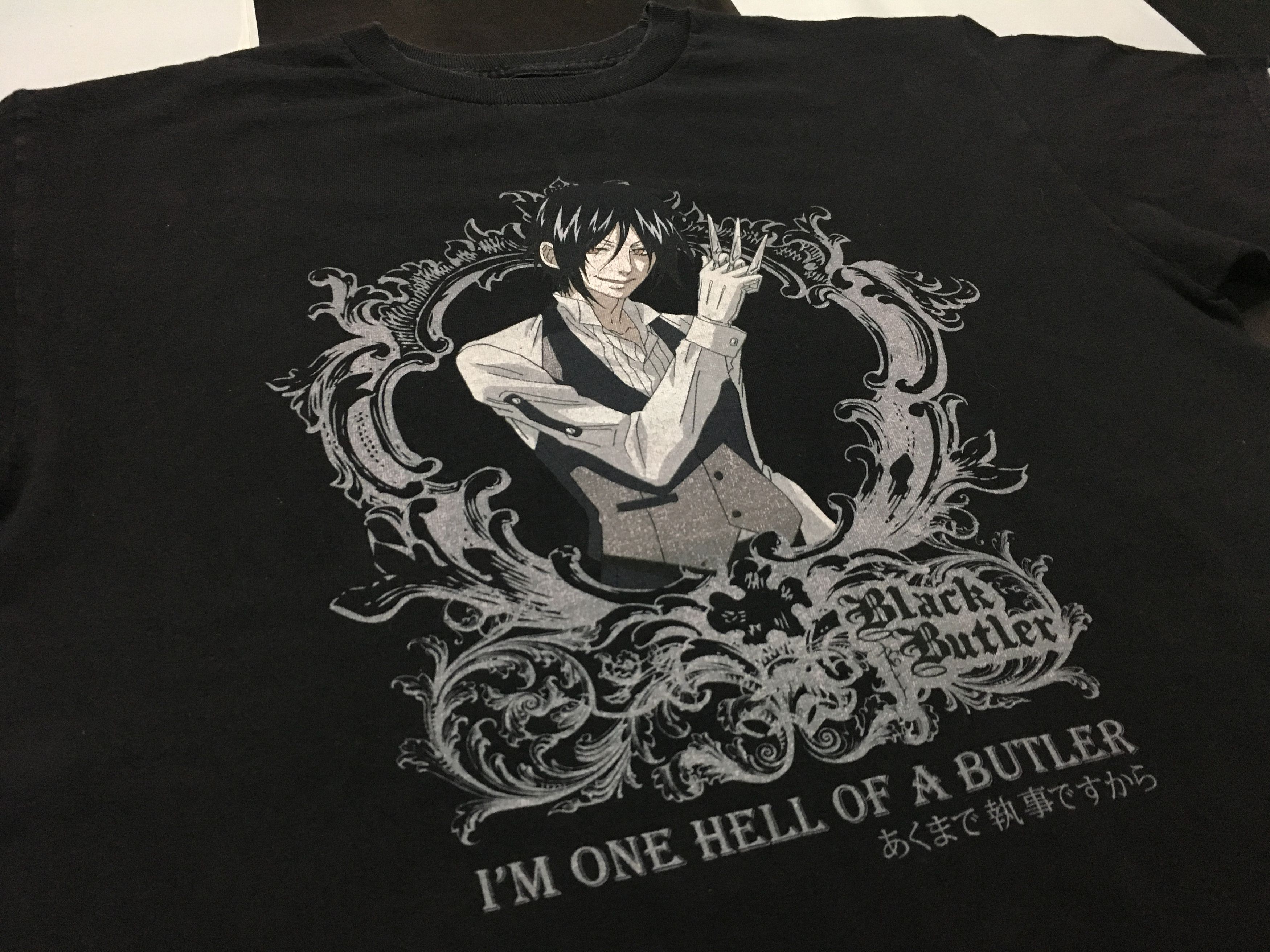 Anime × Cartoon Network × Japanese Brand Black Butler Shirt 2006 Japanese Dark Fantasy Anime Size US M / EU 48-50 / 2 - 1 Thumbnail