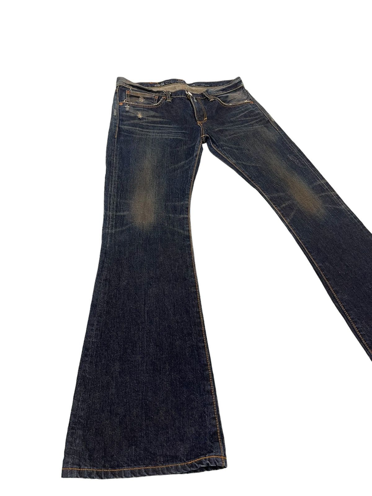 Edwin Flare Jeans Edwin Japan Clawmark Low Rise Boot Cut 2🟦5 Size US 32 / EU 48 - 1 Thumbnail