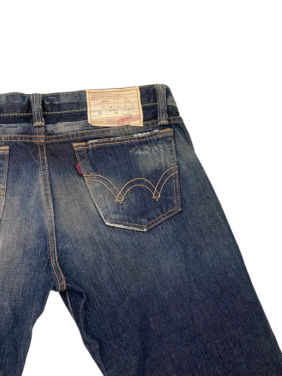 Edwin Flare Jeans Edwin Japan Clawmark Low Rise Boot Cut 2🟦5 Size US 32 / EU 48 - 19 Thumbnail