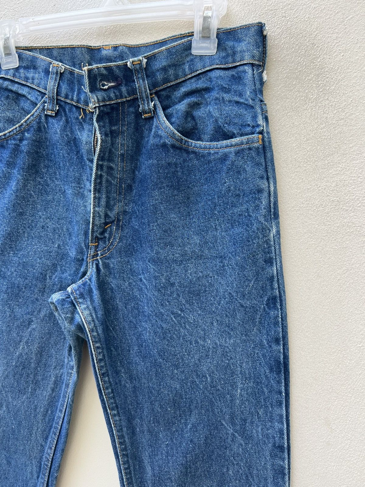 Levi's Flare 70s Levi’s 646 #12 Talon 42 Zip Orange Tab Denim Jeans Size US 29 - 11 Thumbnail
