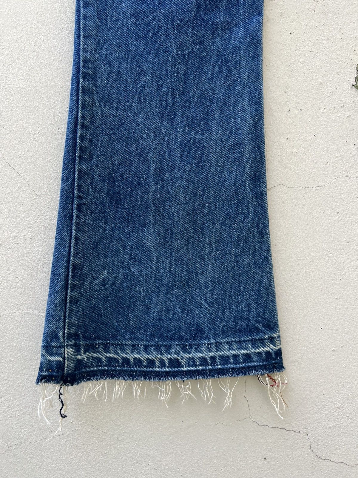 Levi's Flare 70s Levi’s 646 #12 Talon 42 Zip Orange Tab Denim Jeans Size US 29 - 17 Thumbnail