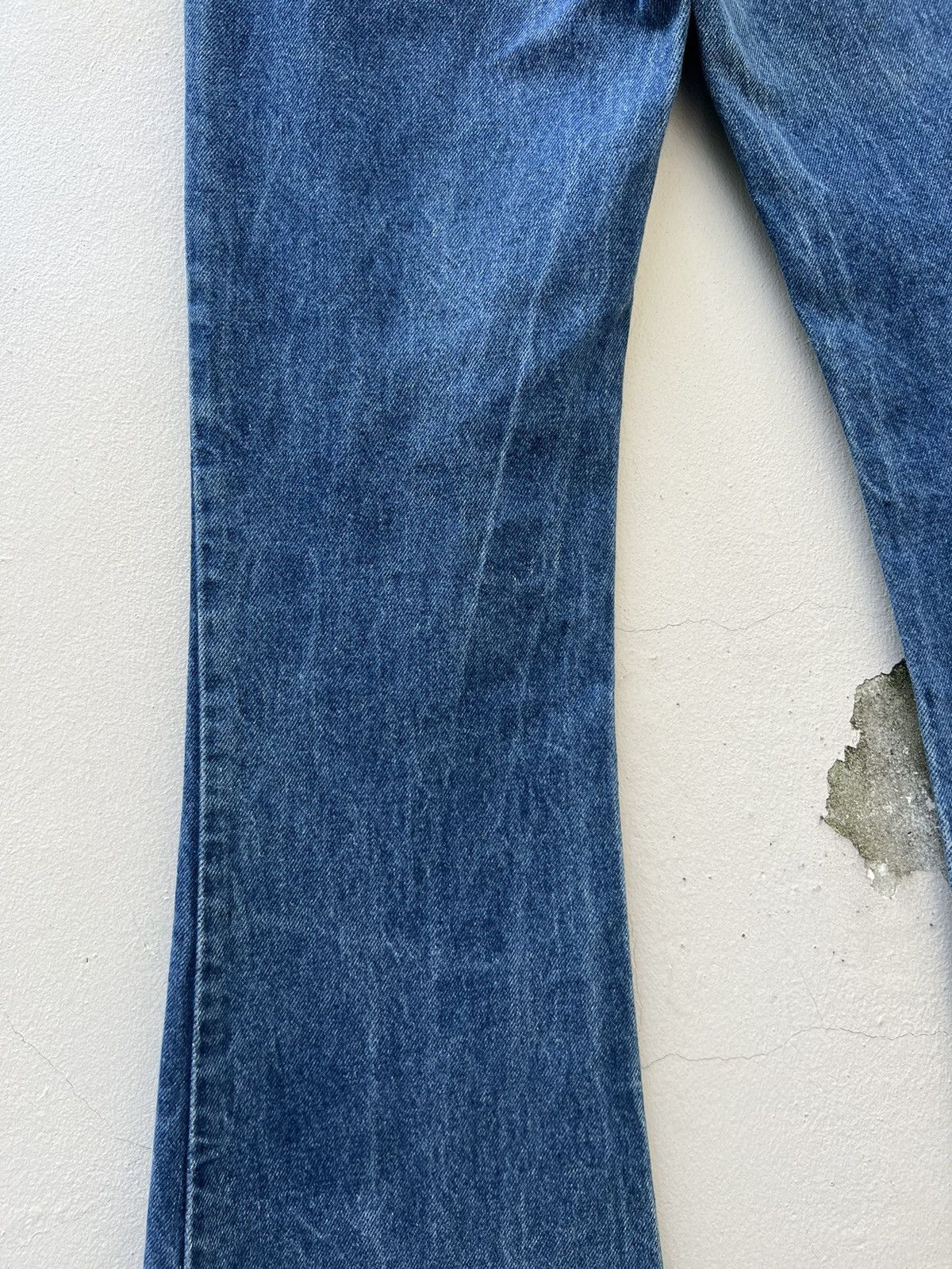 Levi's Flare 70s Levi’s 646 #12 Talon 42 Zip Orange Tab Denim Jeans Size US 29 - 16 Thumbnail