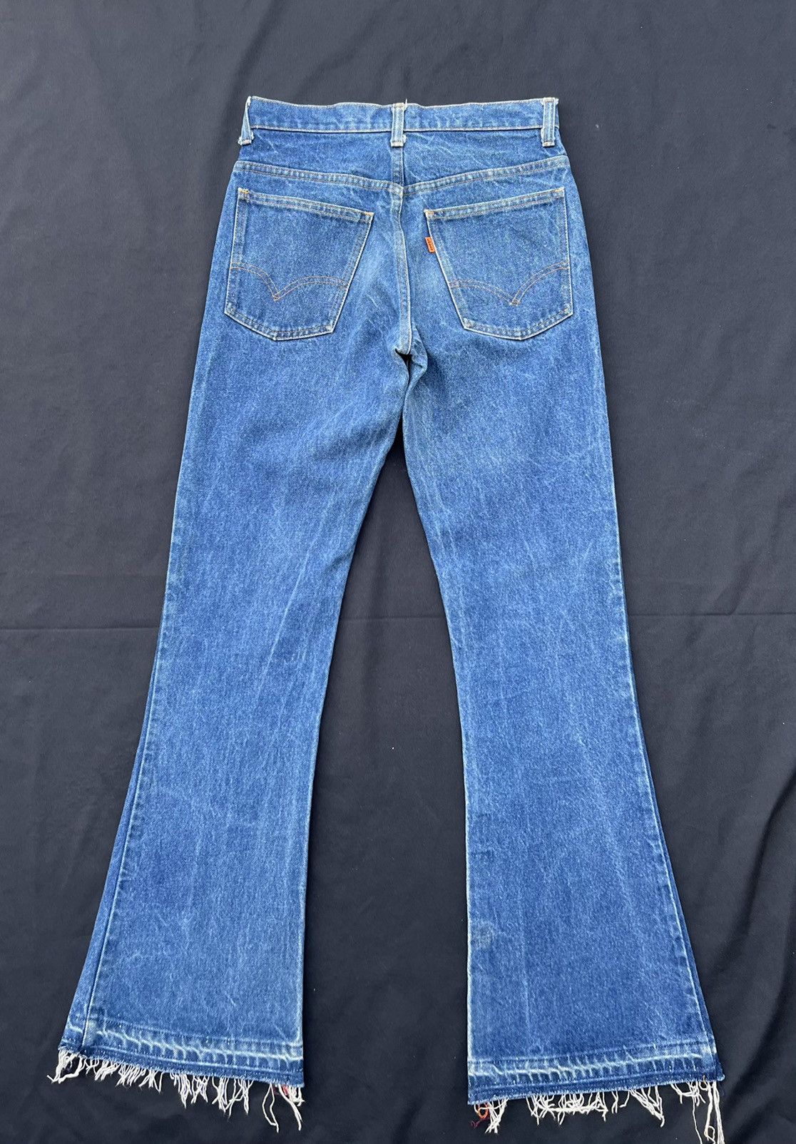 Levi's Flare 70s Levi’s 646 #12 Talon 42 Zip Orange Tab Denim Jeans Size US 29 - 5 Thumbnail