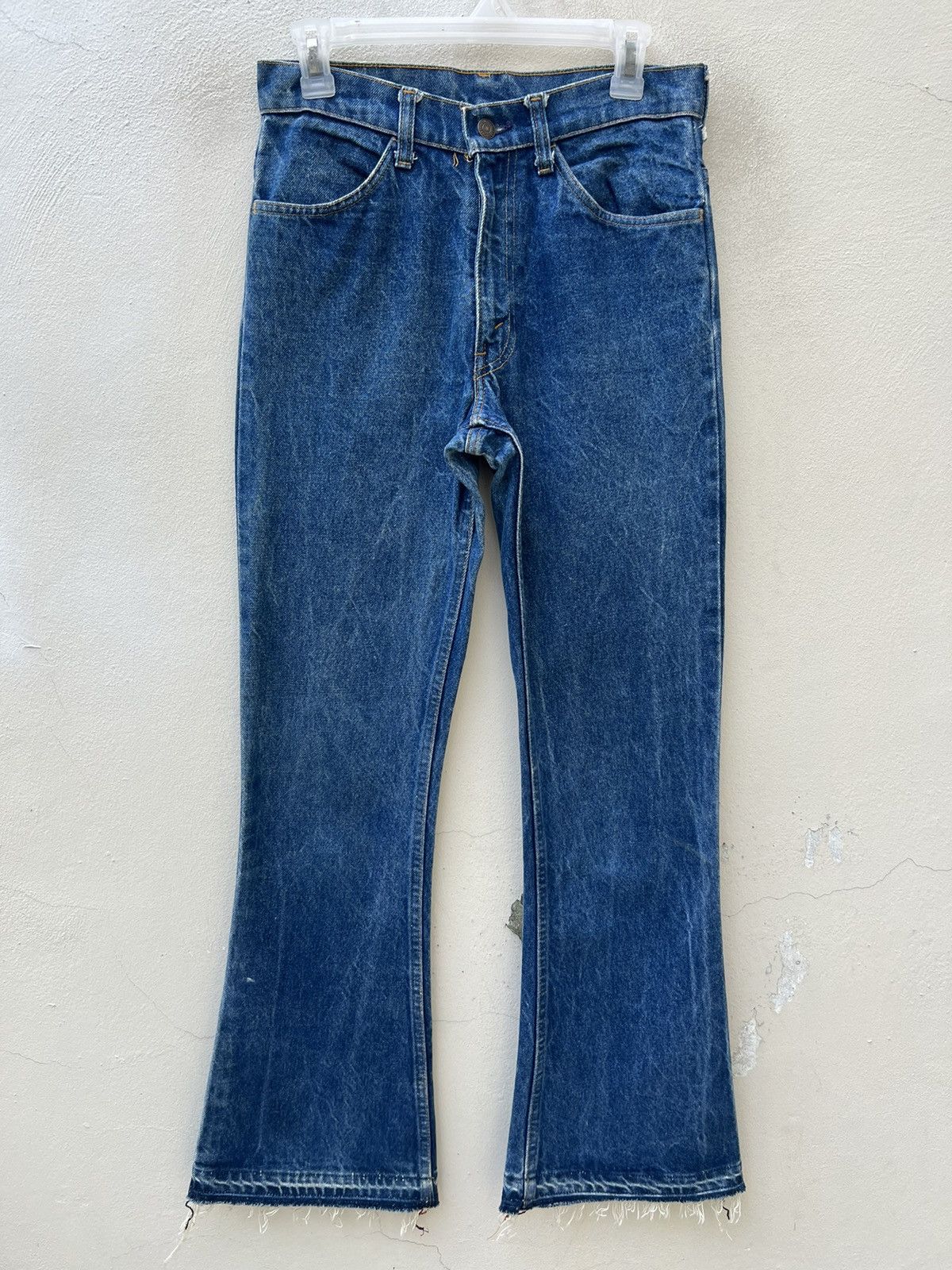 Levi's Flare 70s Levi’s 646 #12 Talon 42 Zip Orange Tab Denim Jeans Size US 29 - 6 Thumbnail