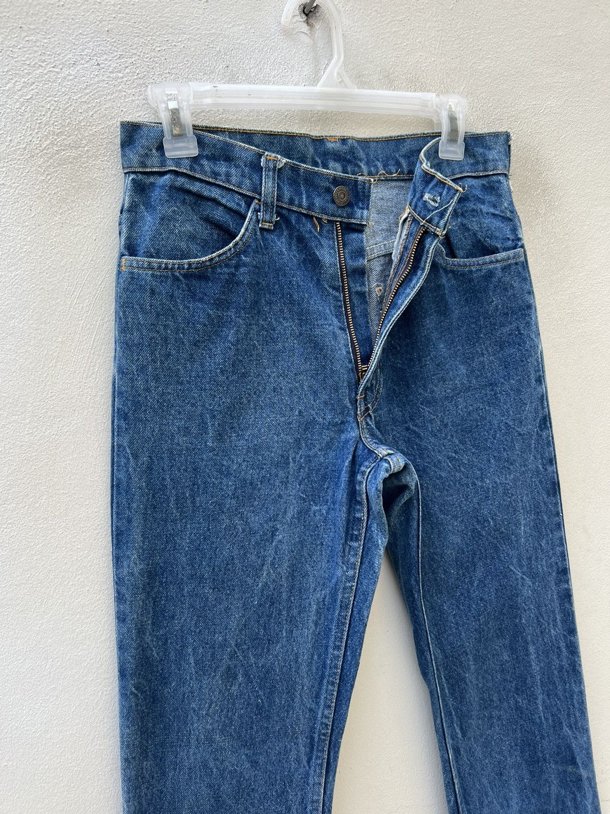 Levi's Flare 70s Levi’s 646 #12 Talon 42 Zip Orange Tab Denim Jeans Size US 29 - 8 Thumbnail