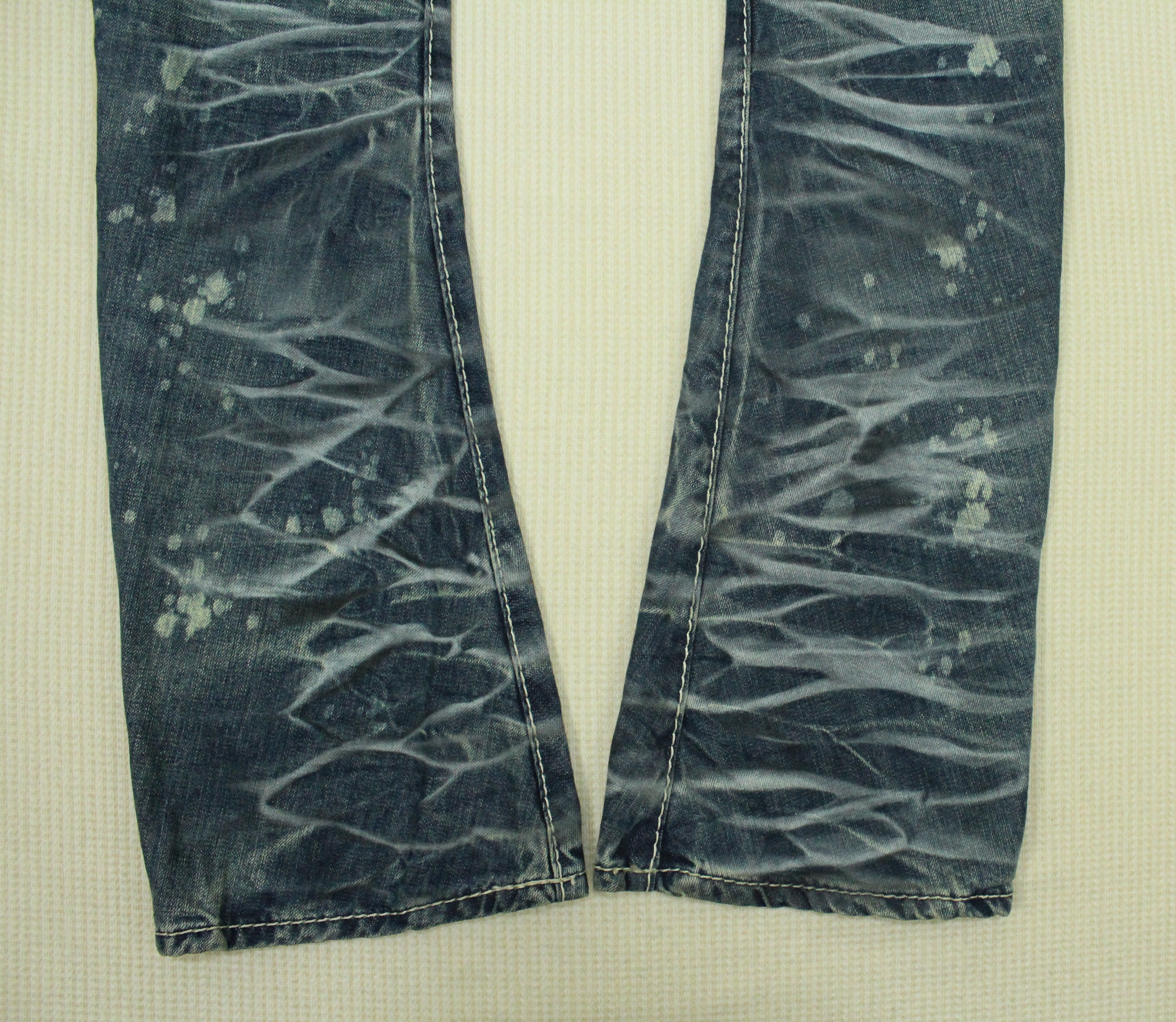 If Six Was Nine Flared BUFFALO BOBS Denim Bootcut Curve Rare Whisker Size US 30 / EU 46 - 12 Thumbnail