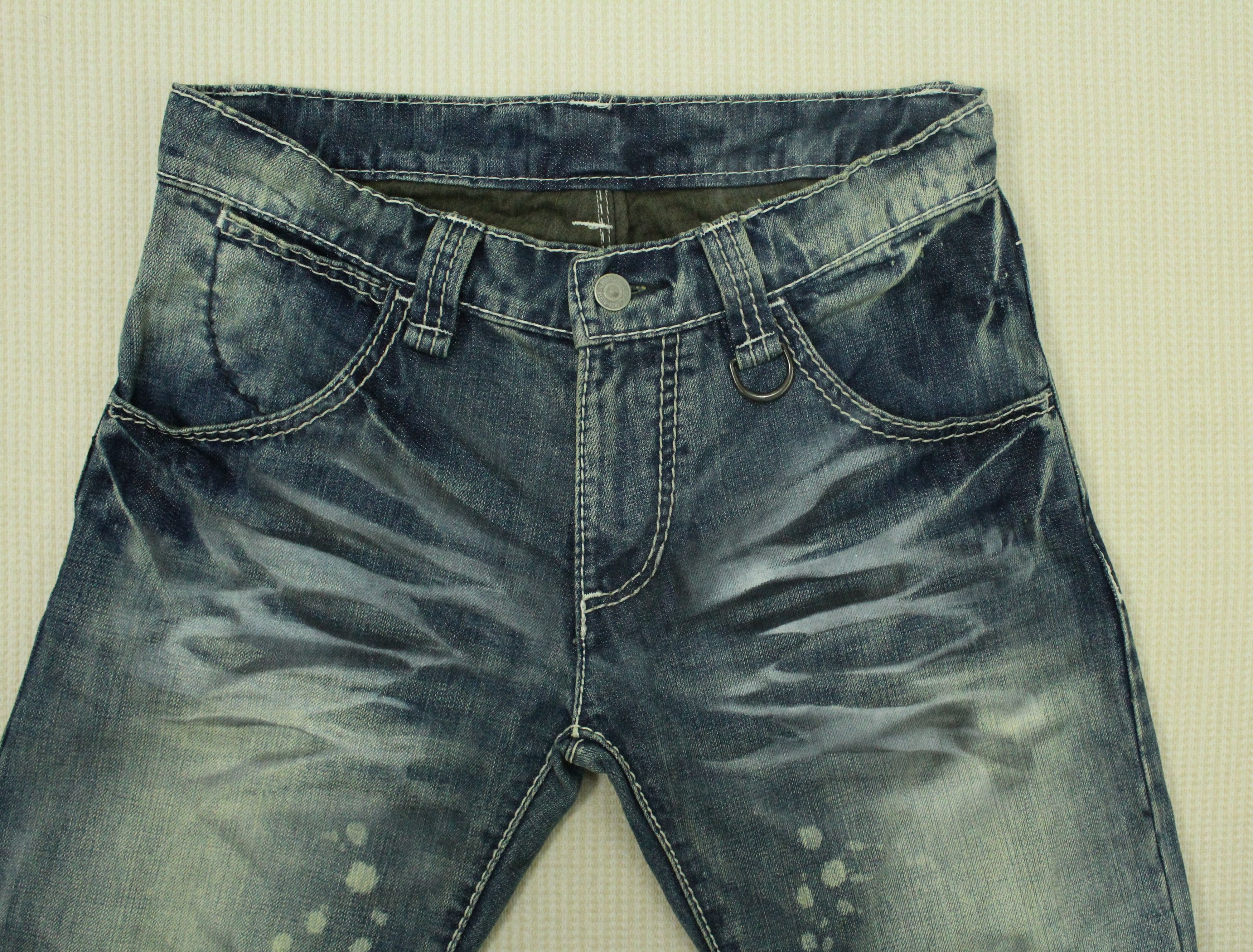 If Six Was Nine Flared BUFFALO BOBS Denim Bootcut Curve Rare Whisker Size US 30 / EU 46 - 4 Thumbnail